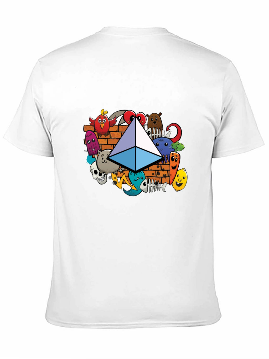 Ethereum Doodle Mens Black T-Shirt