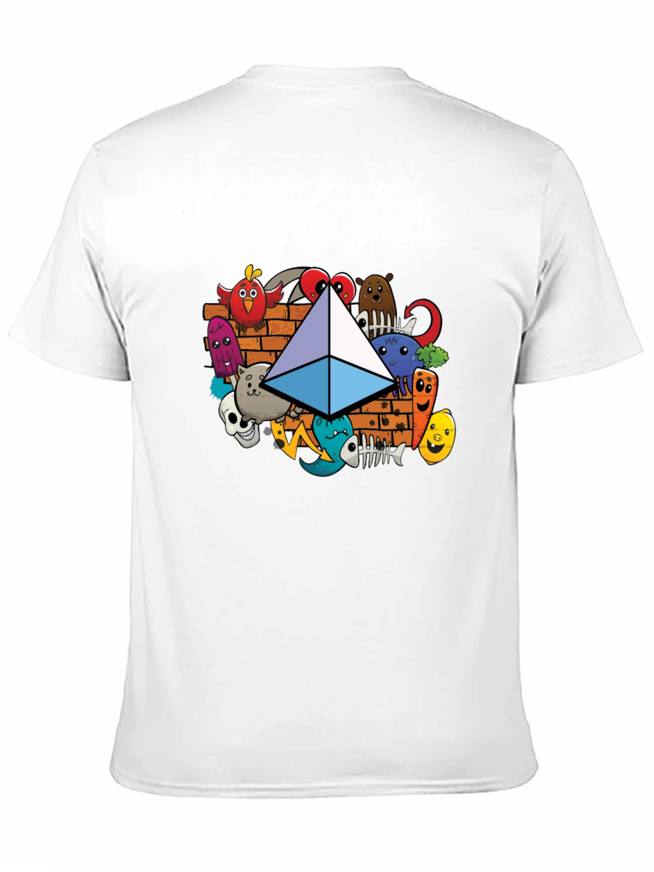 Ethereum Doodle Mens Black T-Shirt