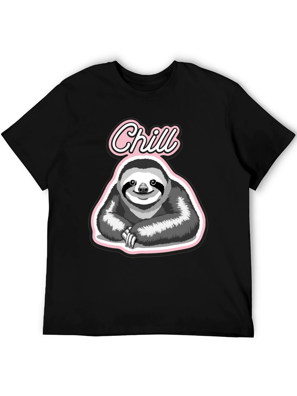 Chill Sloth Graphic T-Shirt - Relaxed Fit