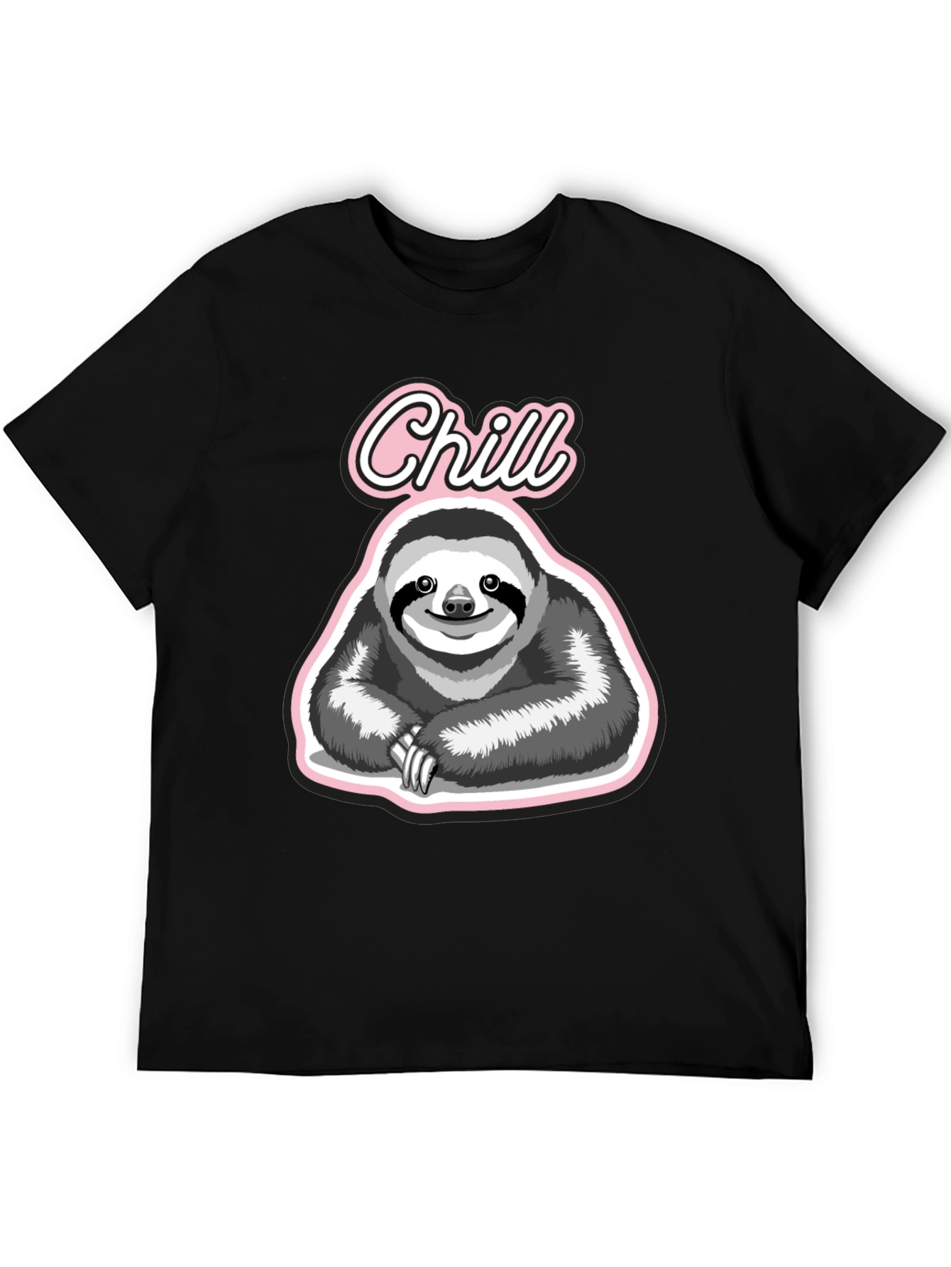 Chill Sloth Graphic T-Shirt - Relaxed Fit