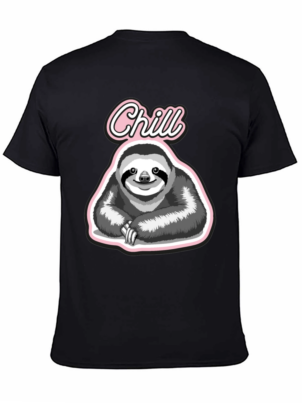 Chill Sloth Graphic T-Shirt - Relaxed Fit