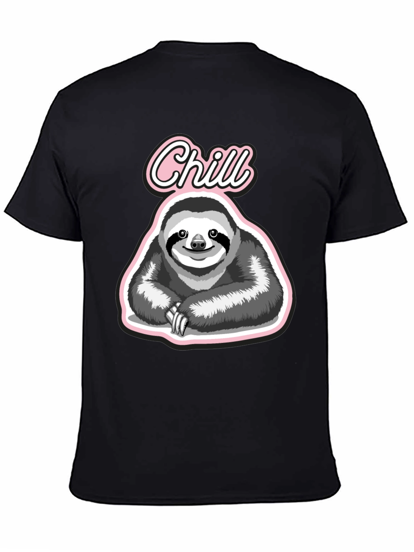 Chill Sloth Graphic T-Shirt - Relaxed Fit