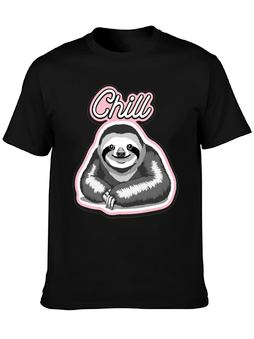 Chill Sloth Graphic T-Shirt - Relaxed Fit