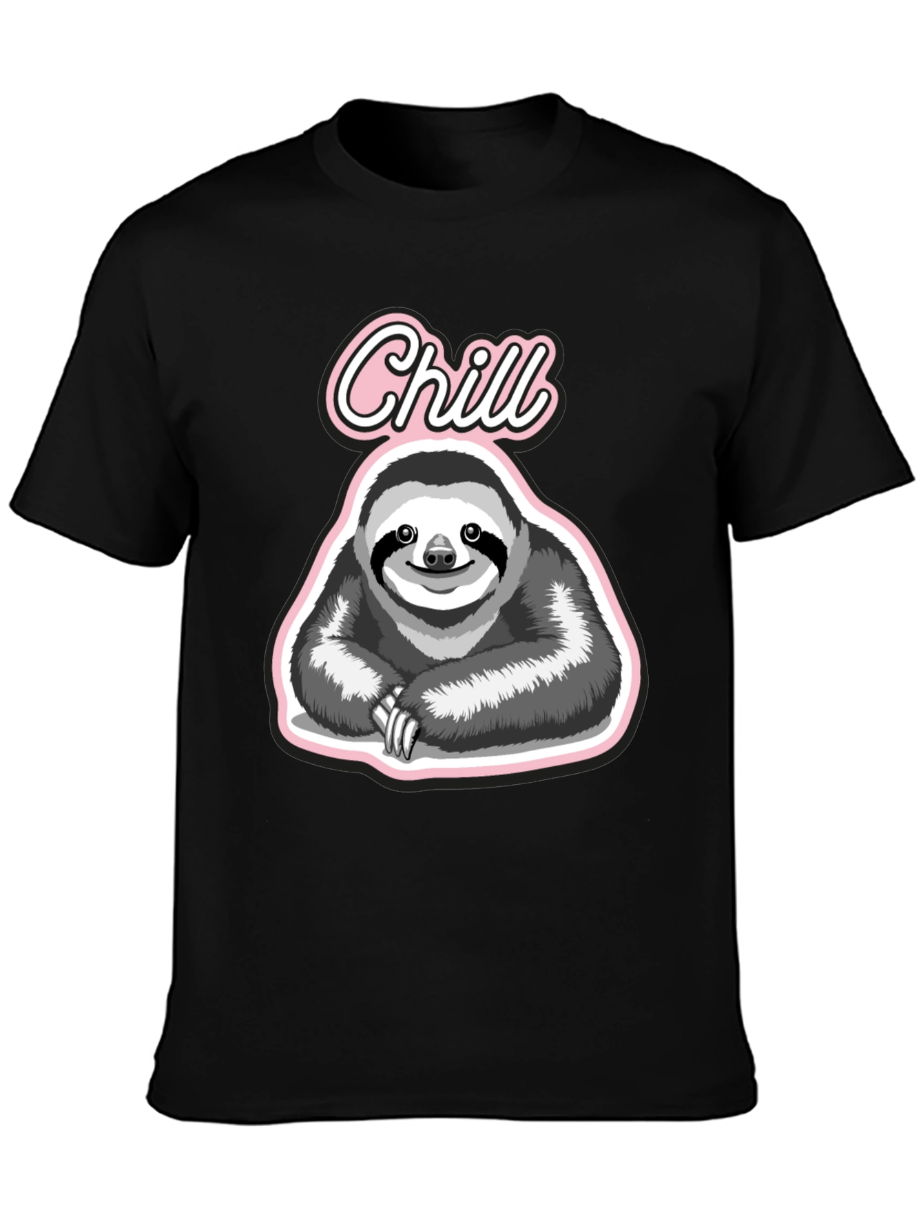 Chill Sloth Graphic T-Shirt - Relaxed Fit