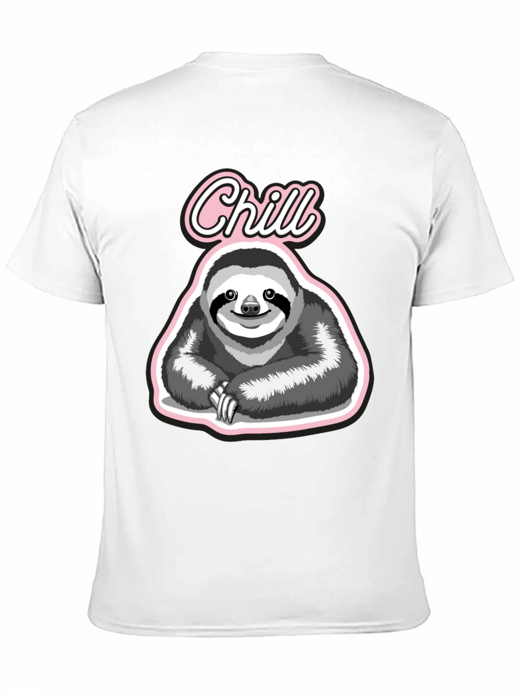 Chill Sloth Graphic T-Shirt - Relaxed Fit