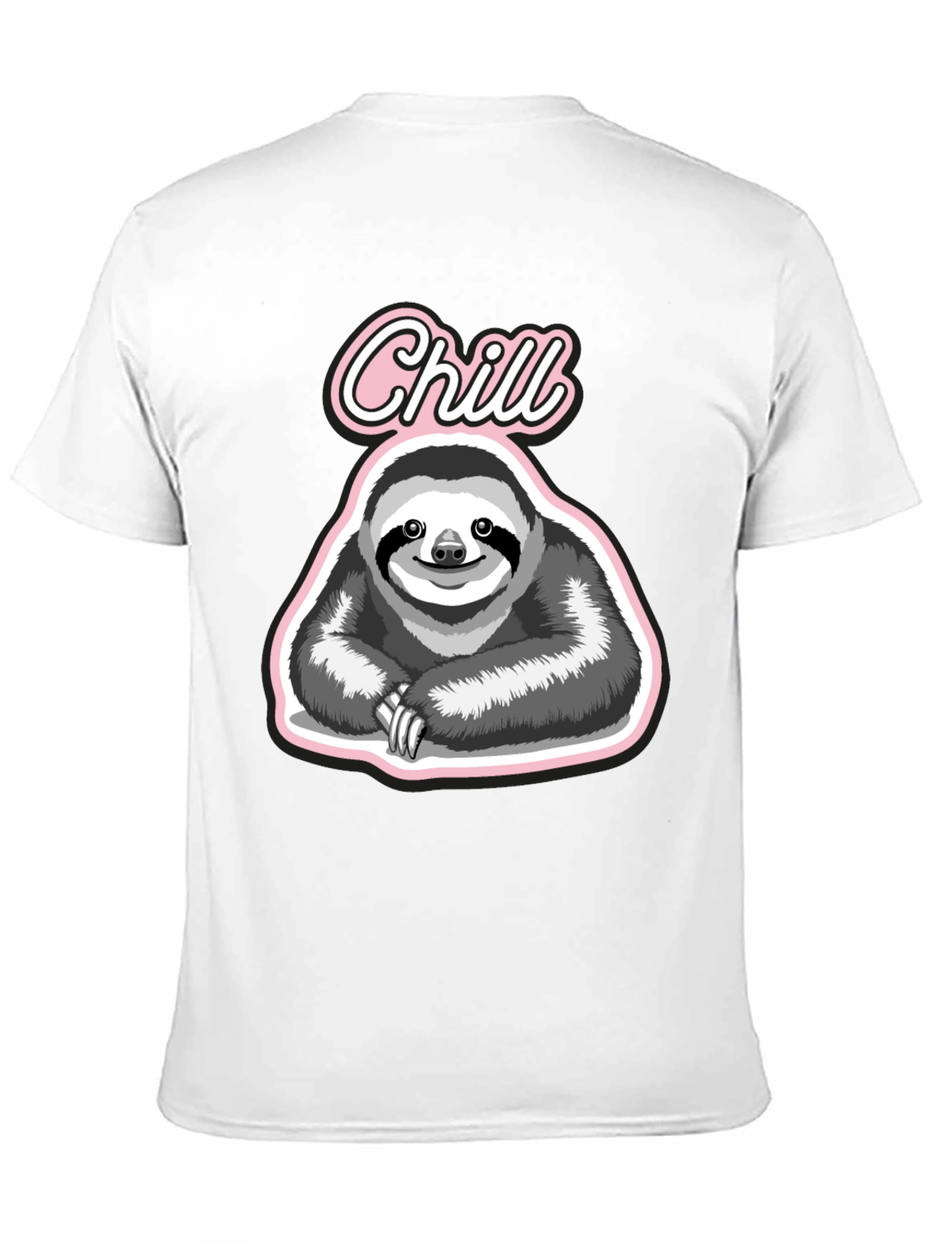 Chill Sloth Graphic T-Shirt - Relaxed Fit