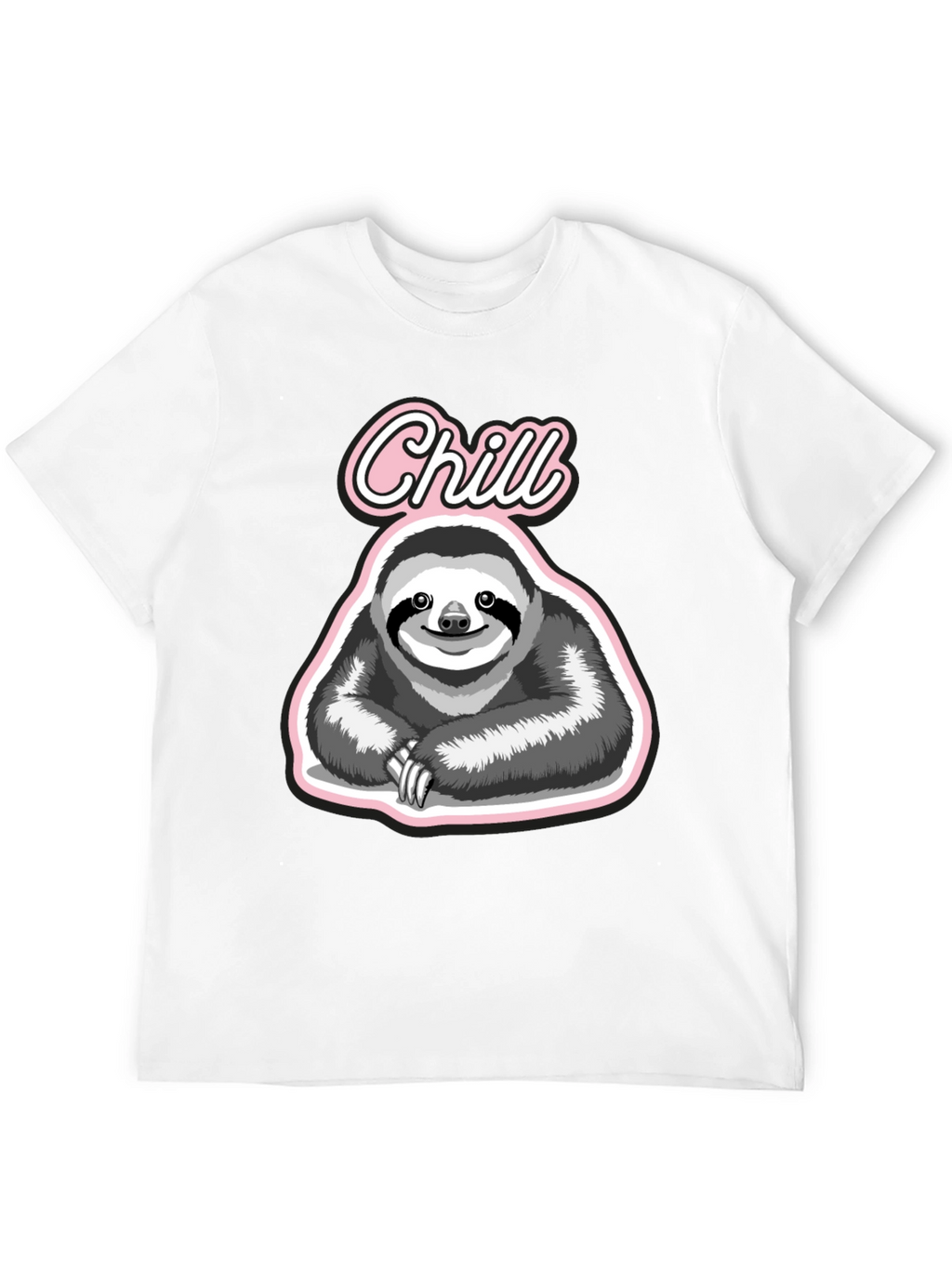 Chill Sloth Graphic T-Shirt - Relaxed Fit