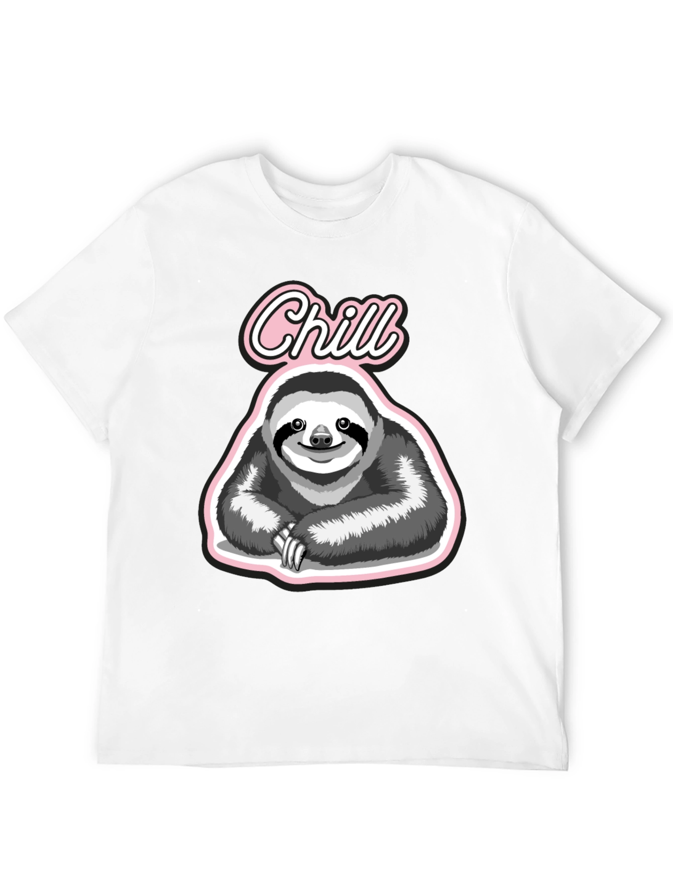 Chill Sloth Graphic T-Shirt - Relaxed Fit