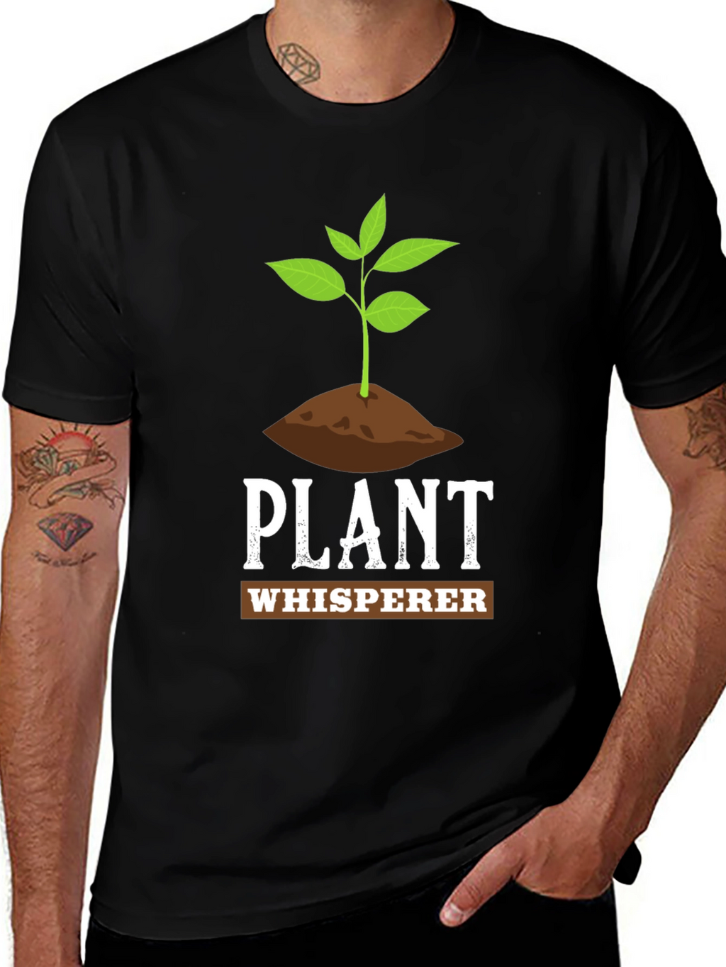 Plant Whisperer Graphic Tee - Gardening T-Shirt