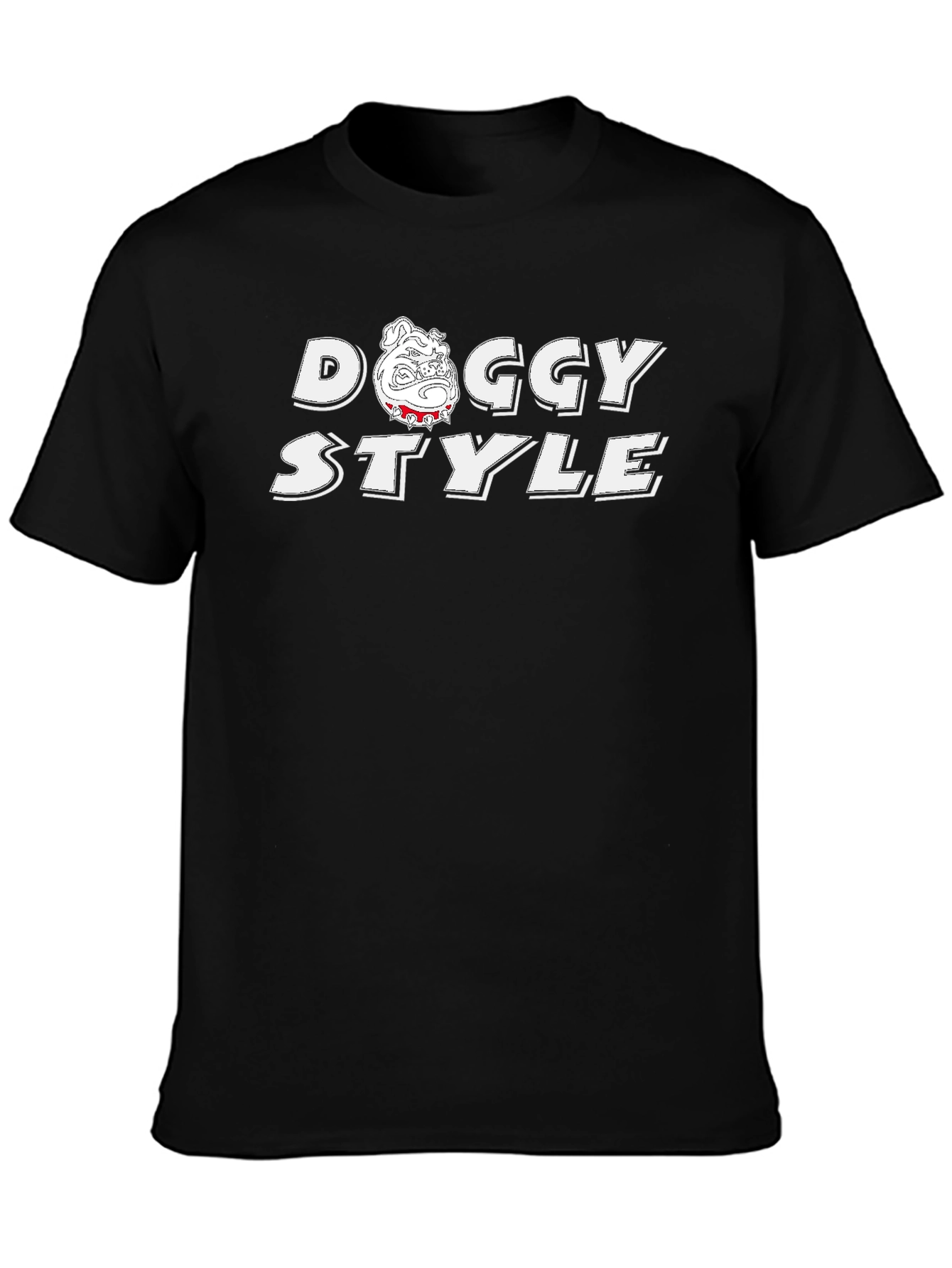 Doggy Style Graphic Tee - Black