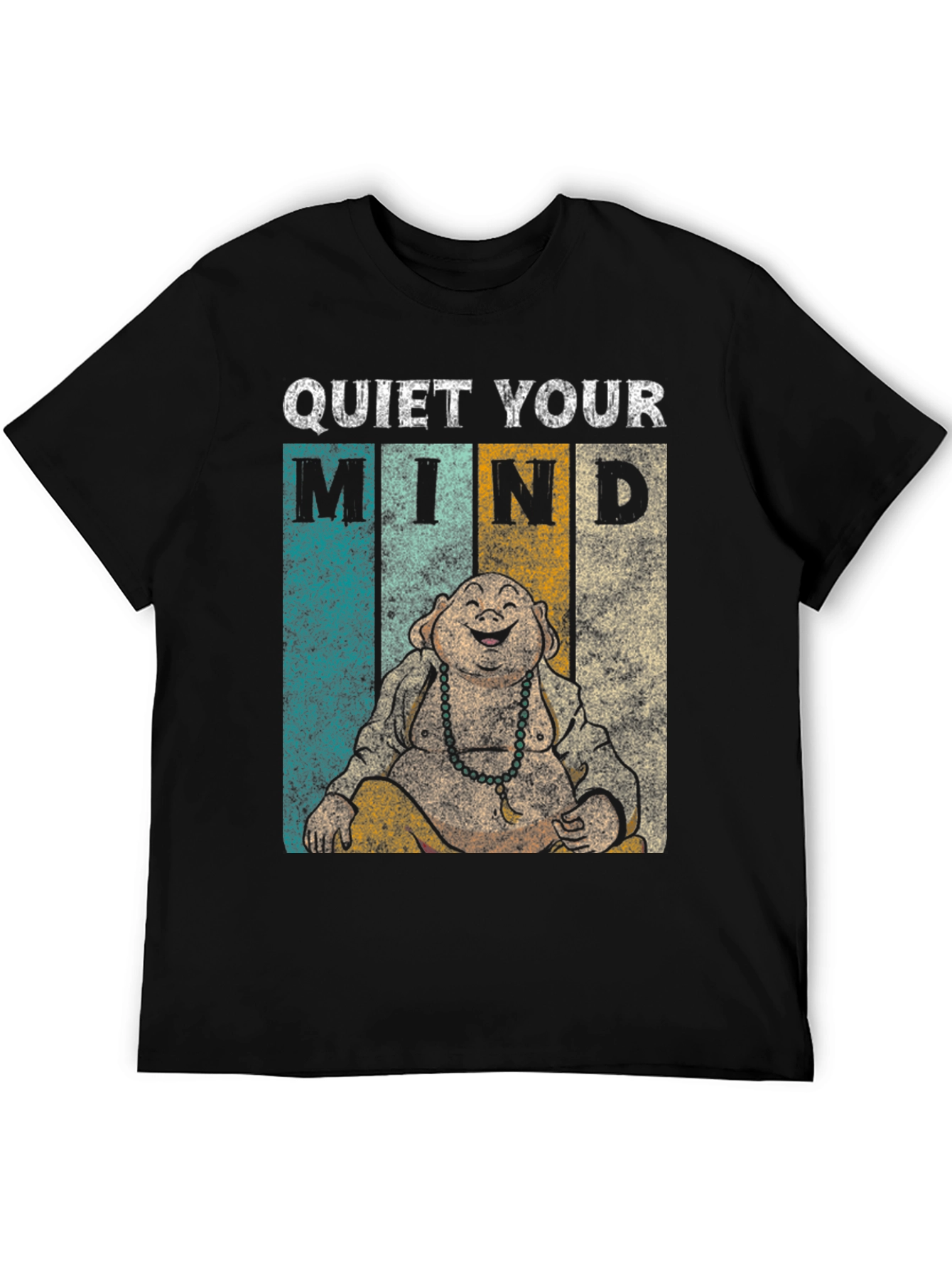 Quiet Your Mind Buddha Graphic T-Shirt