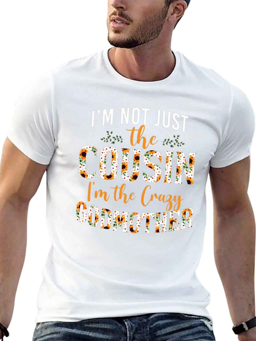 Crazy Godmother Sunflower Graphic T-Shirt