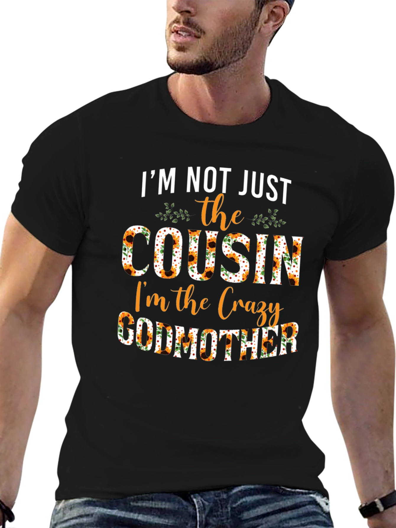 Crazy Godmother Sunflower Graphic T-Shirt