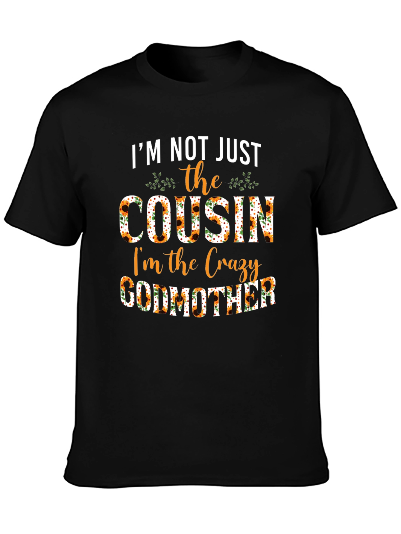 Crazy Godmother Sunflower Graphic T-Shirt