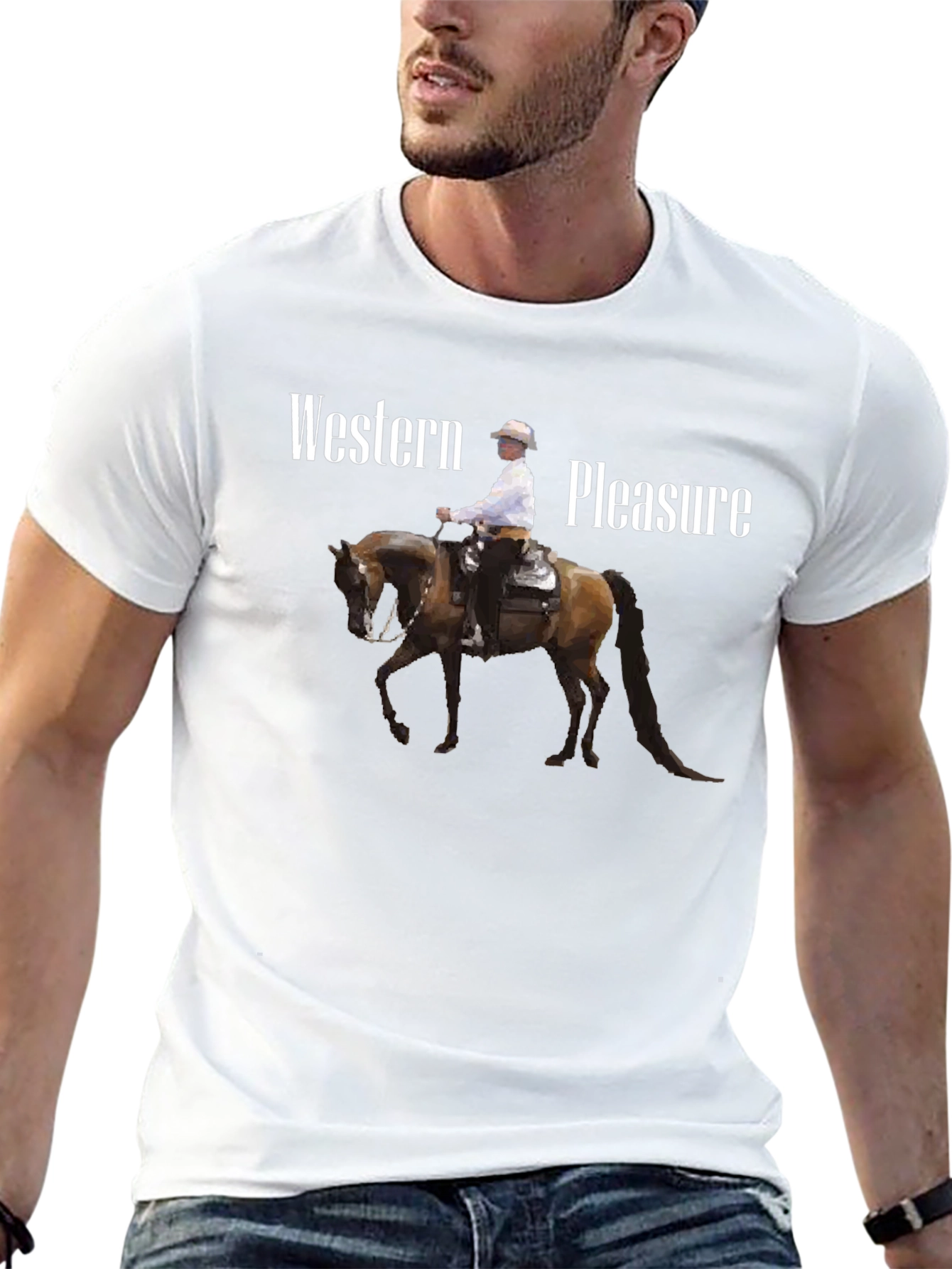 Western Pleasure Graphic Tee - Black