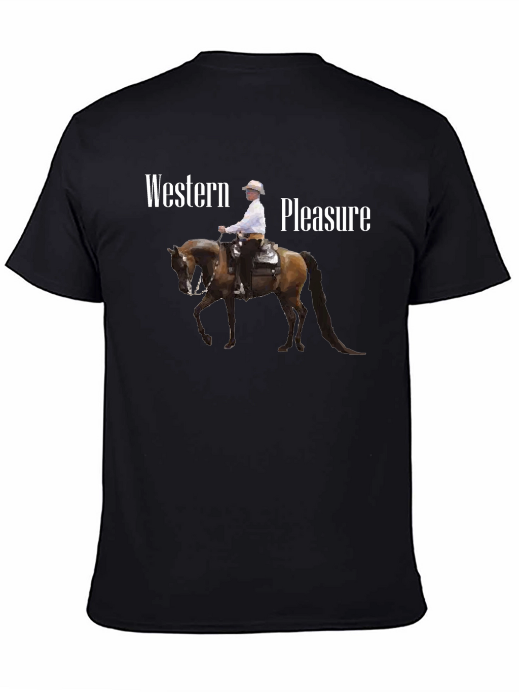 Western Pleasure Graphic Tee - Black