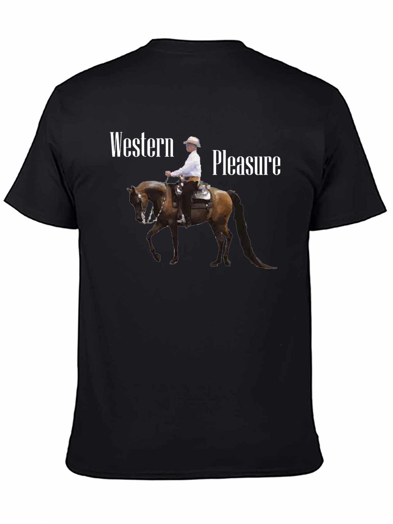 Western Pleasure Graphic Tee - Black