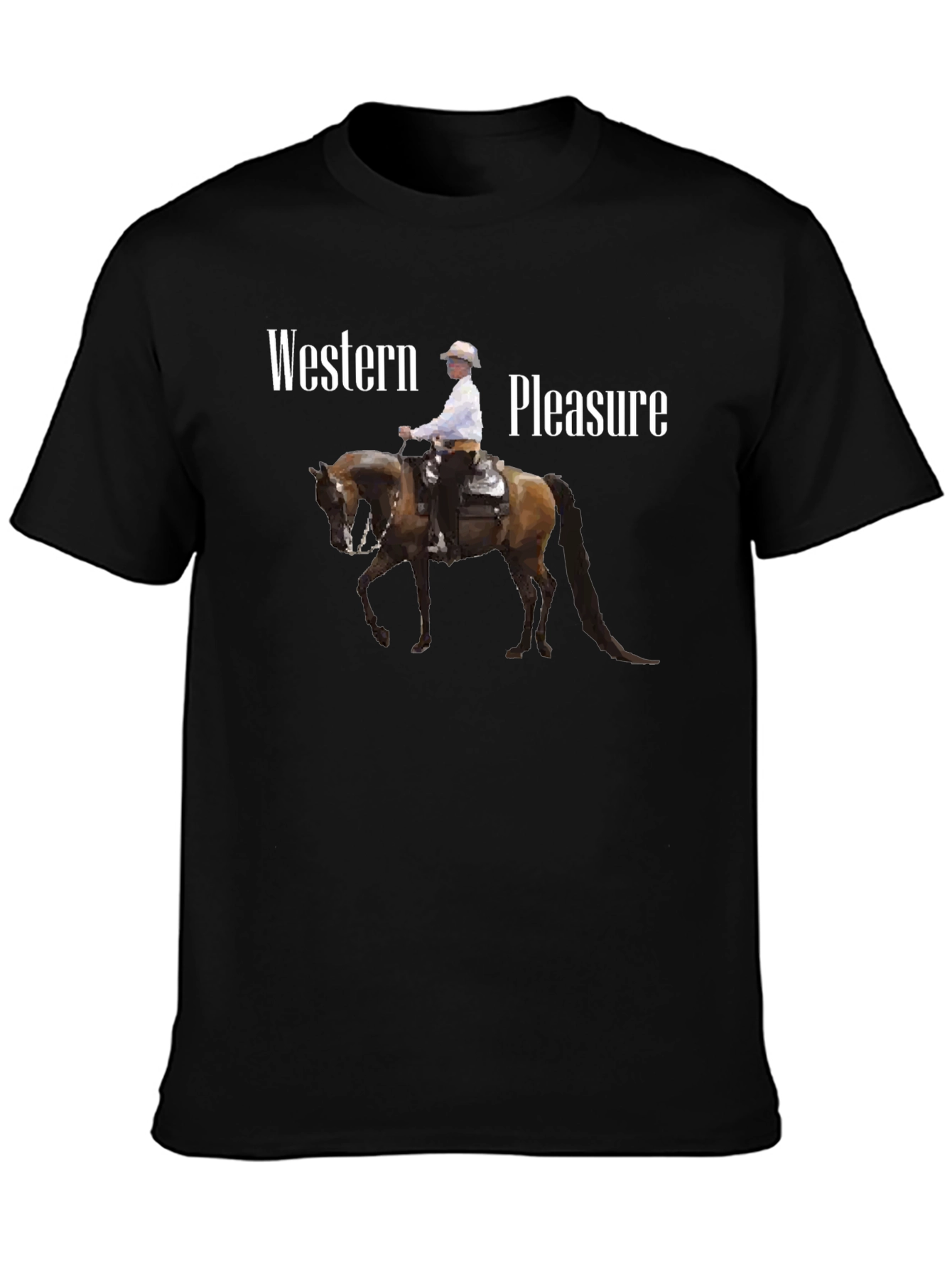 Western Pleasure Graphic Tee - Black