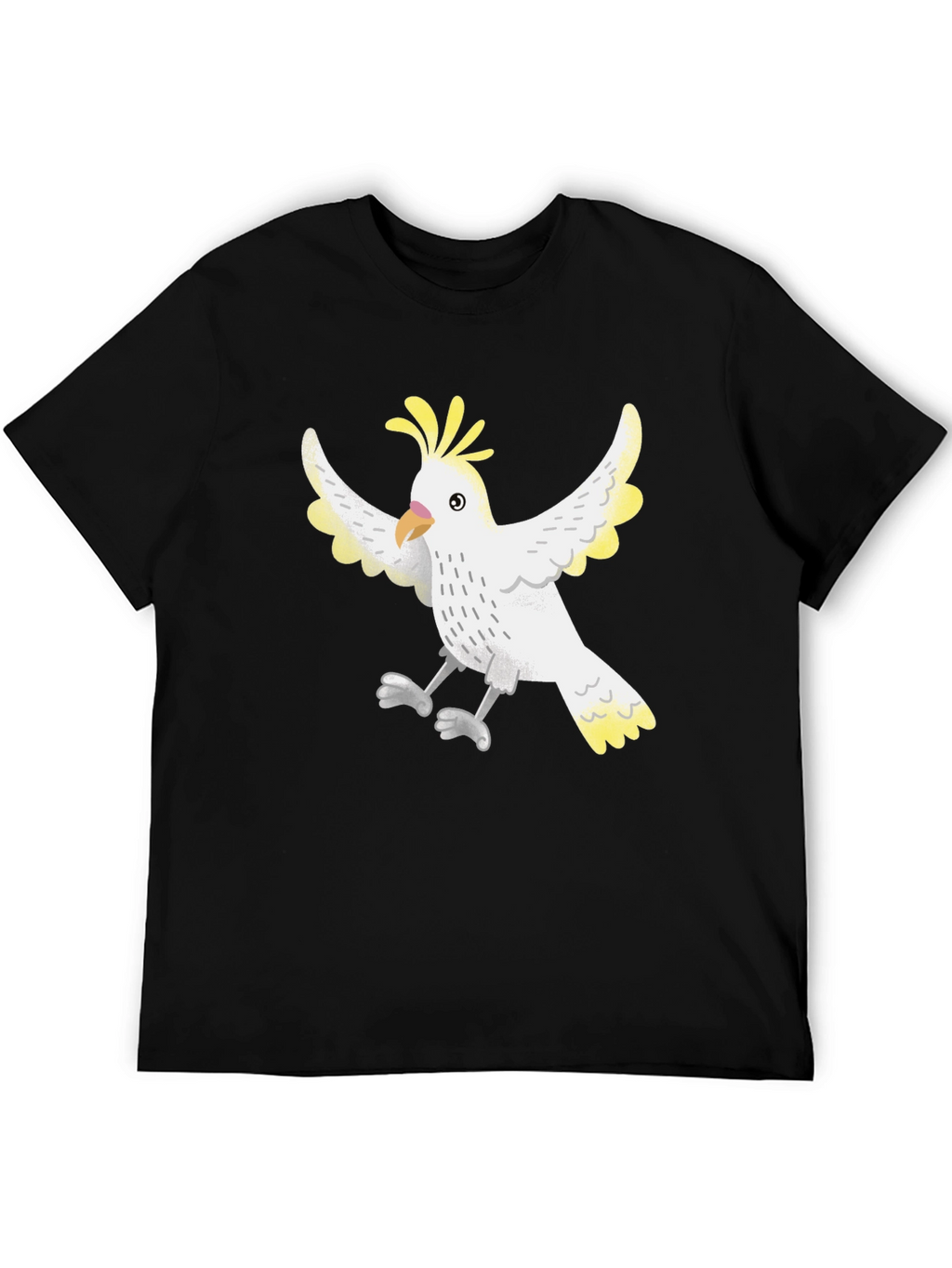 Cockatoo Graphic Tee - Unisex Black T-Shirt