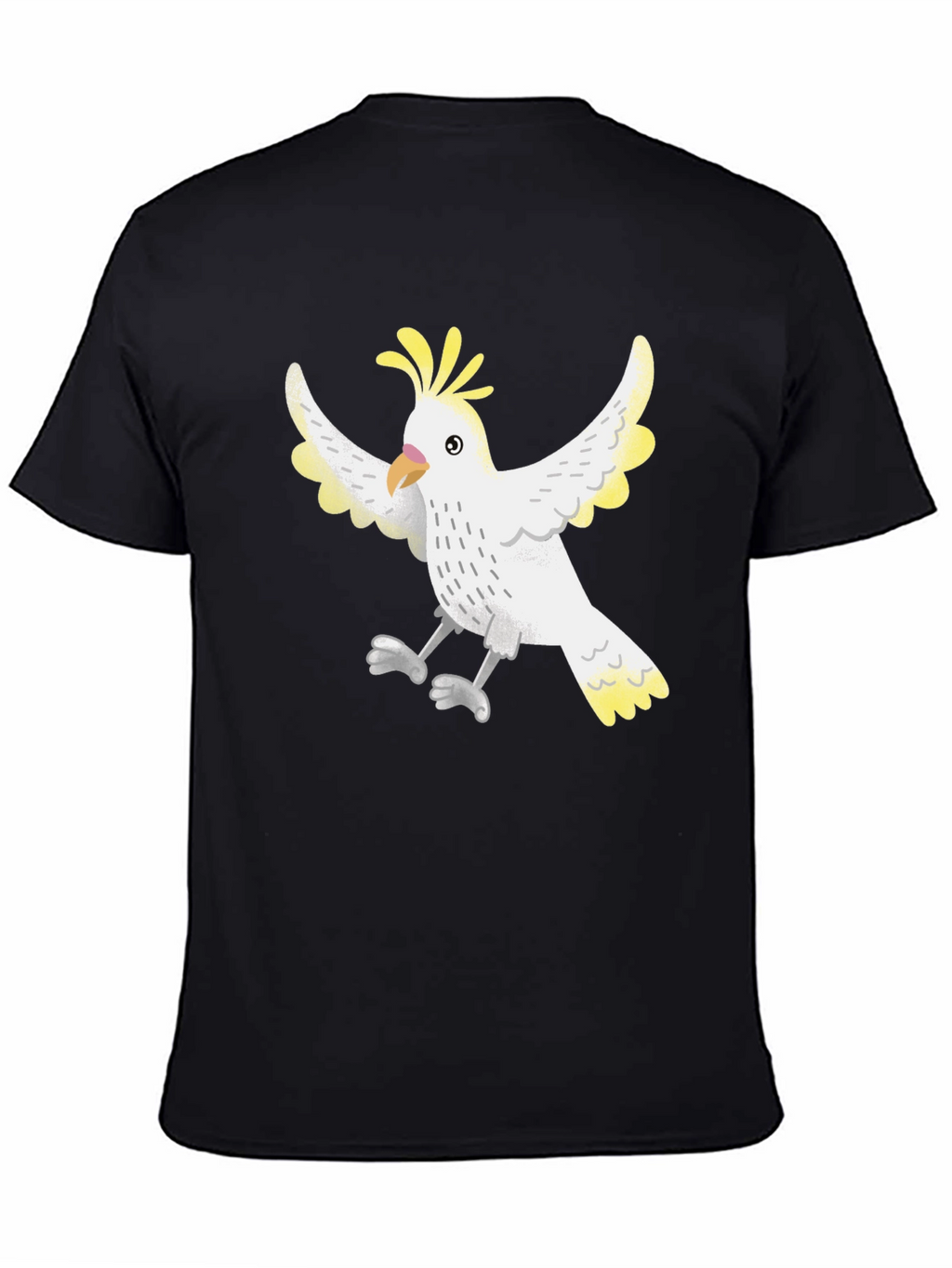 Cockatoo Graphic Tee - Unisex Black T-Shirt