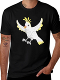 Cockatoo Graphic Tee - Unisex Black T-Shirt