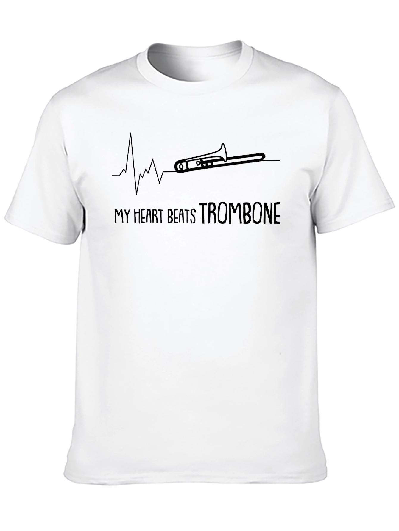 My Heart Beats Trombone - Musicians T-Shirt