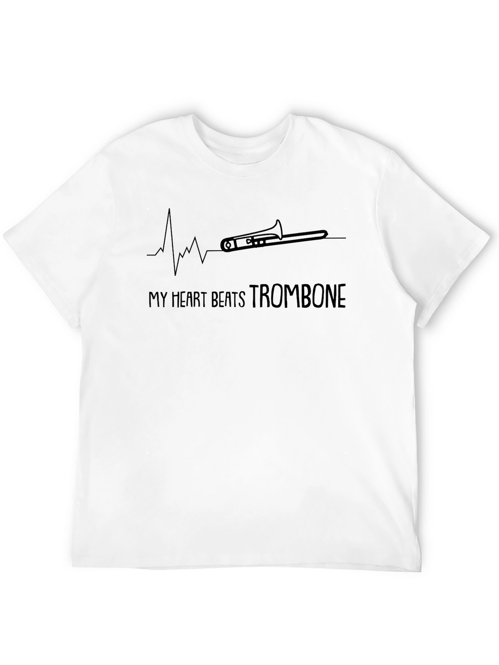My Heart Beats Trombone - Musicians T-Shirt