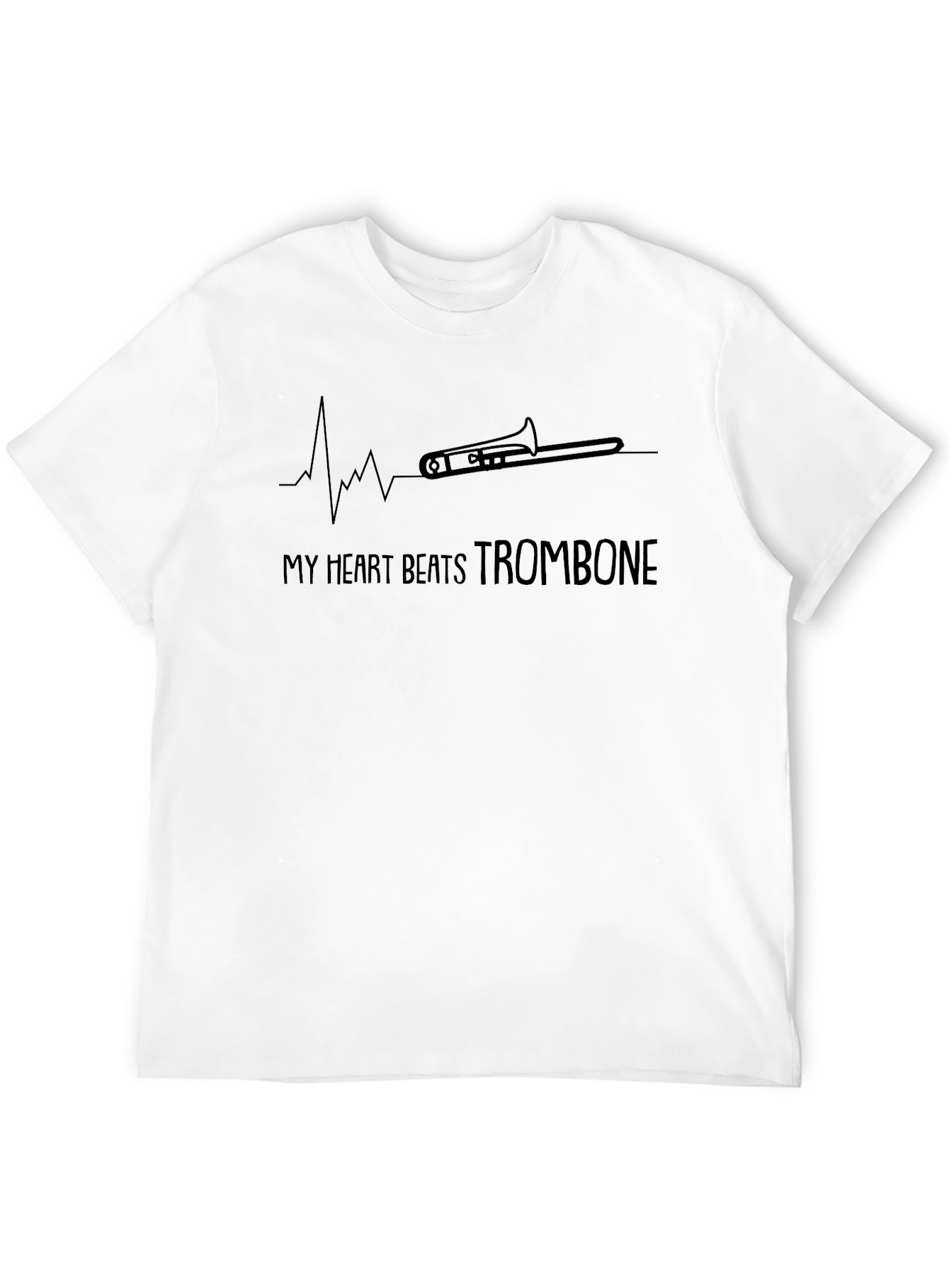 My Heart Beats Trombone - Musicians T-Shirt