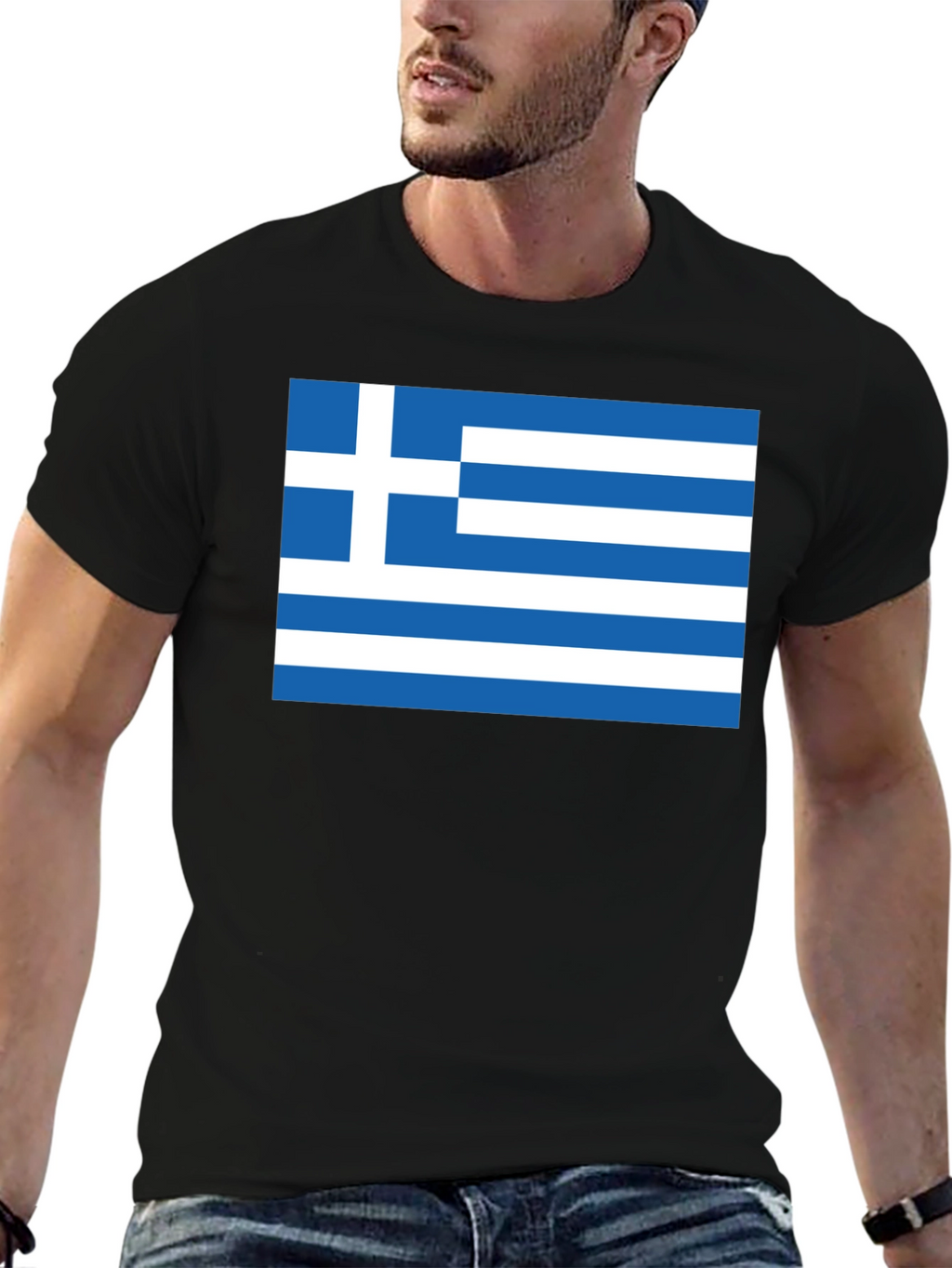 Greek Flag T-Shirt - Show Your Pride!