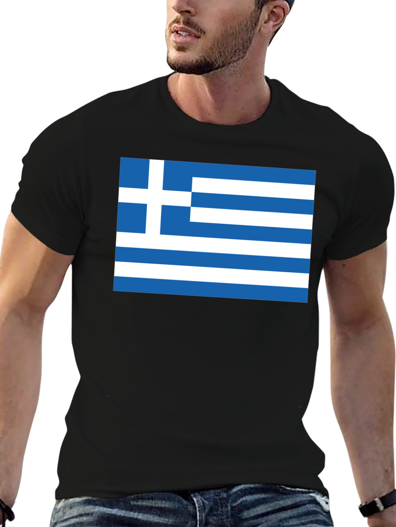 Greek Flag T-Shirt - Show Your Pride!