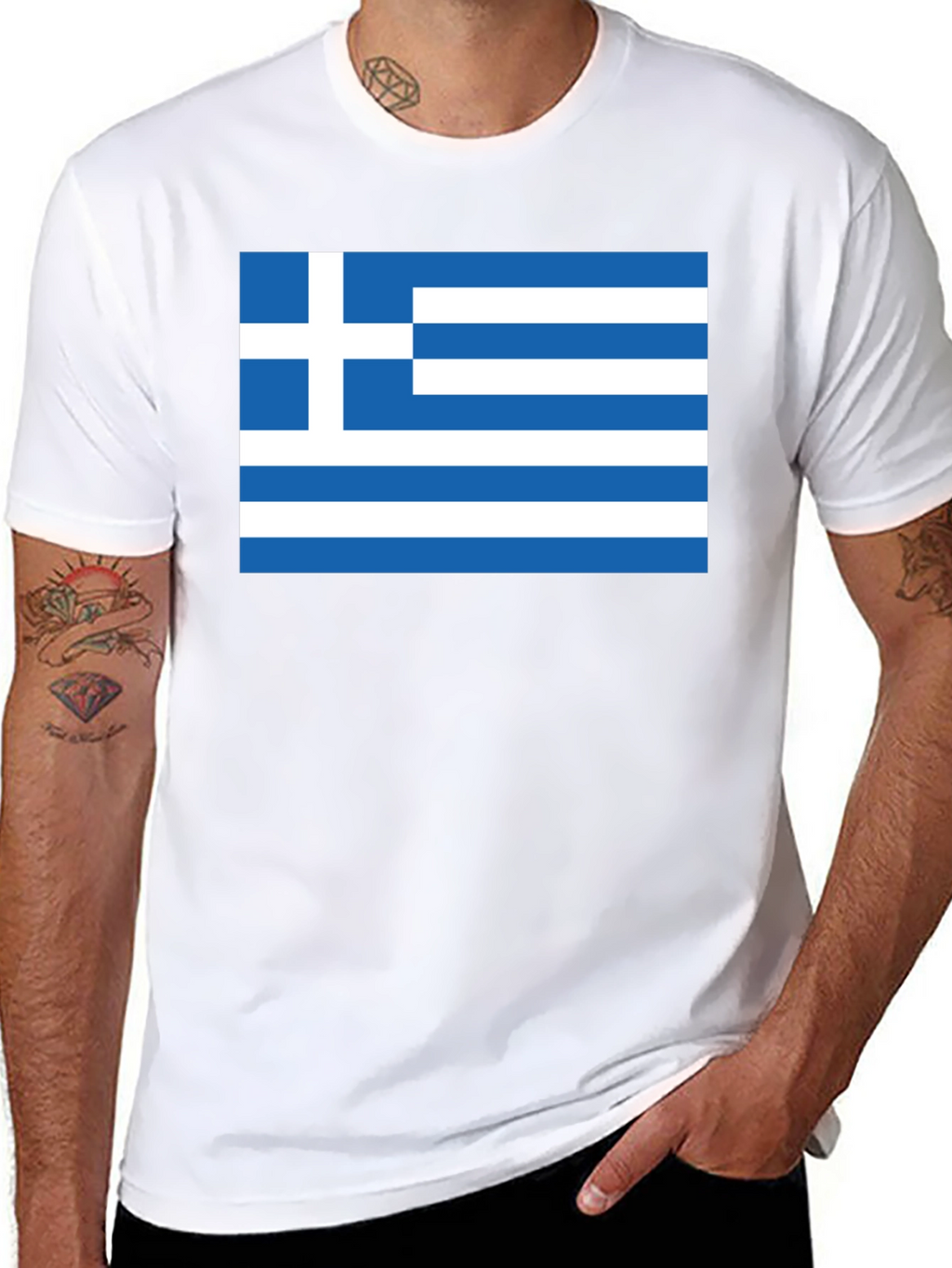 Greek Flag T-Shirt - Show Your Pride!