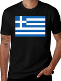 Greek Flag T-Shirt - Show Your Pride!