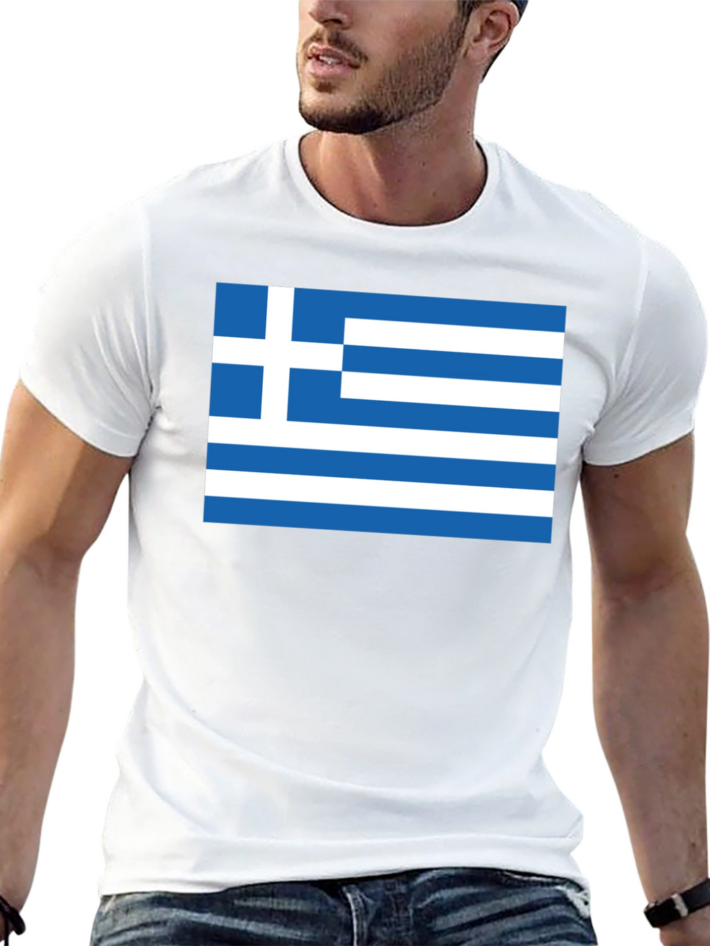 Greek Flag T-Shirt - Show Your Pride!