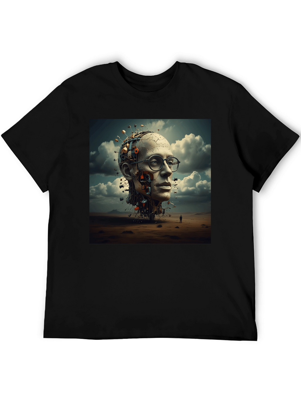 Abstract AI Head T-Shirt