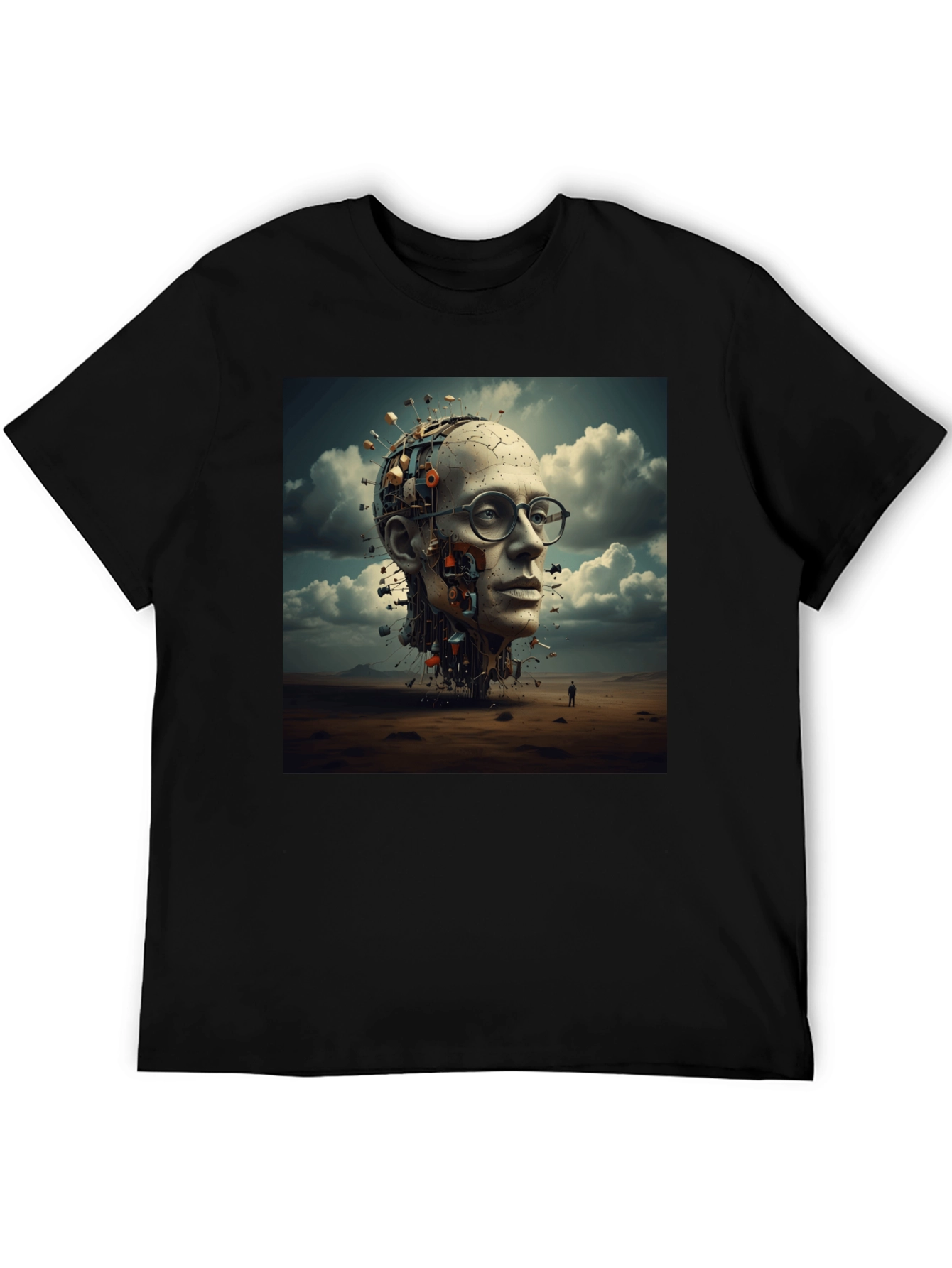 Abstract AI Head T-Shirt
