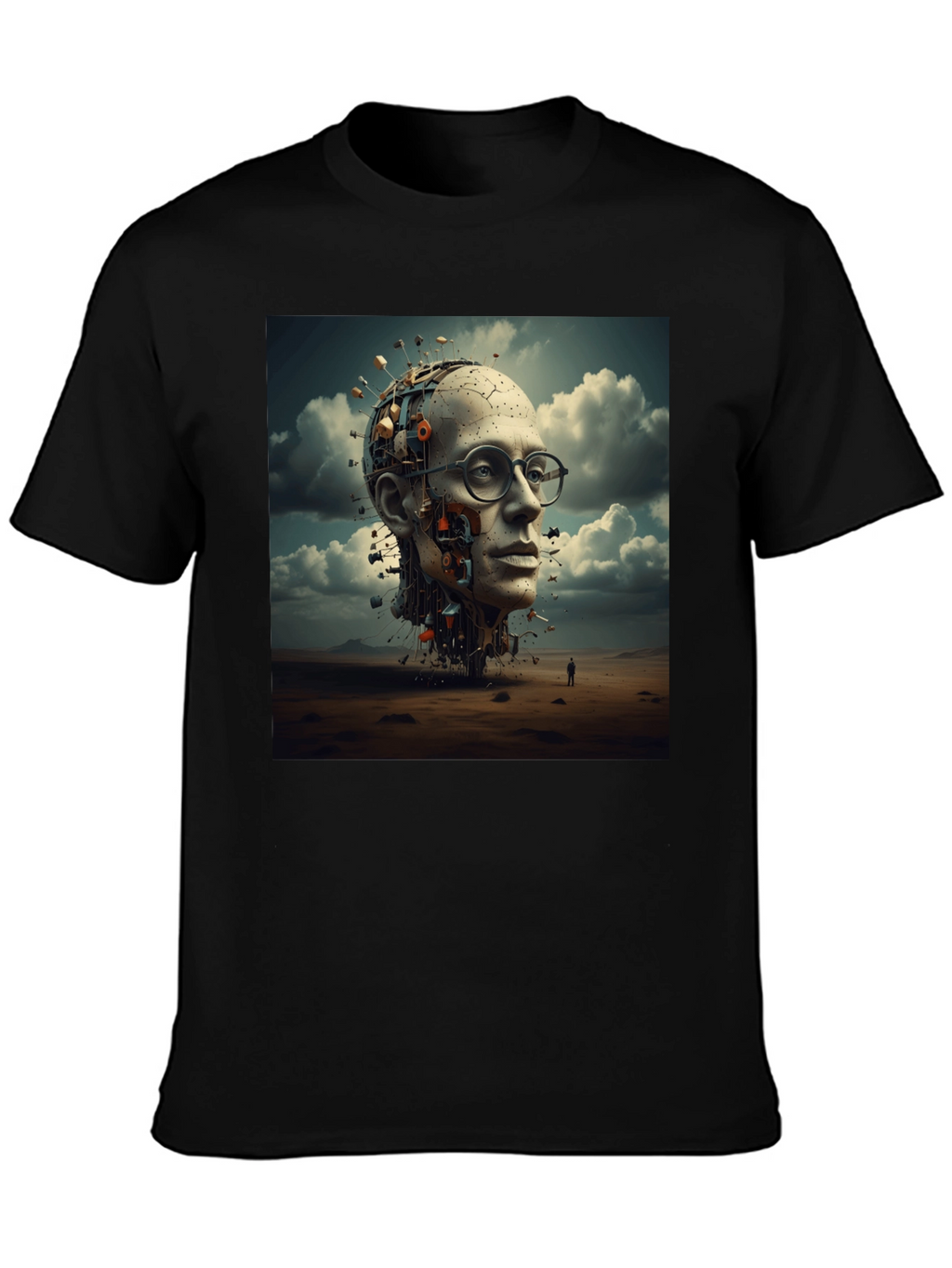Abstract AI Head T-Shirt