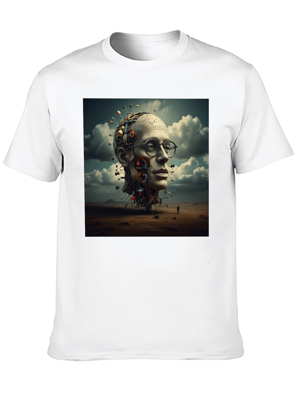 Abstract AI Head T-Shirt