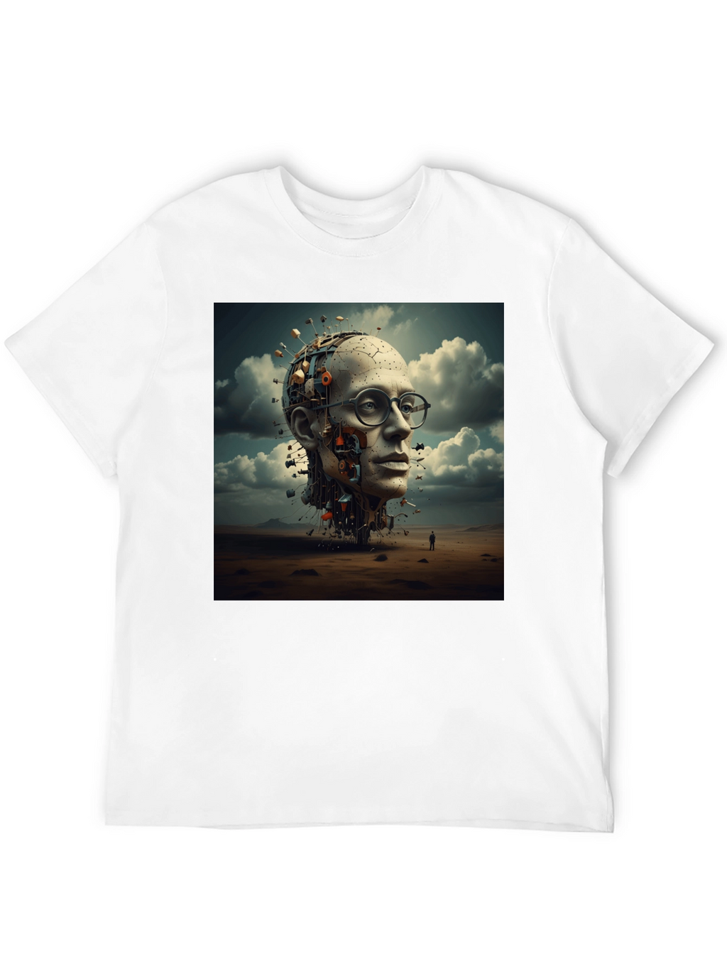 Abstract AI Head T-Shirt