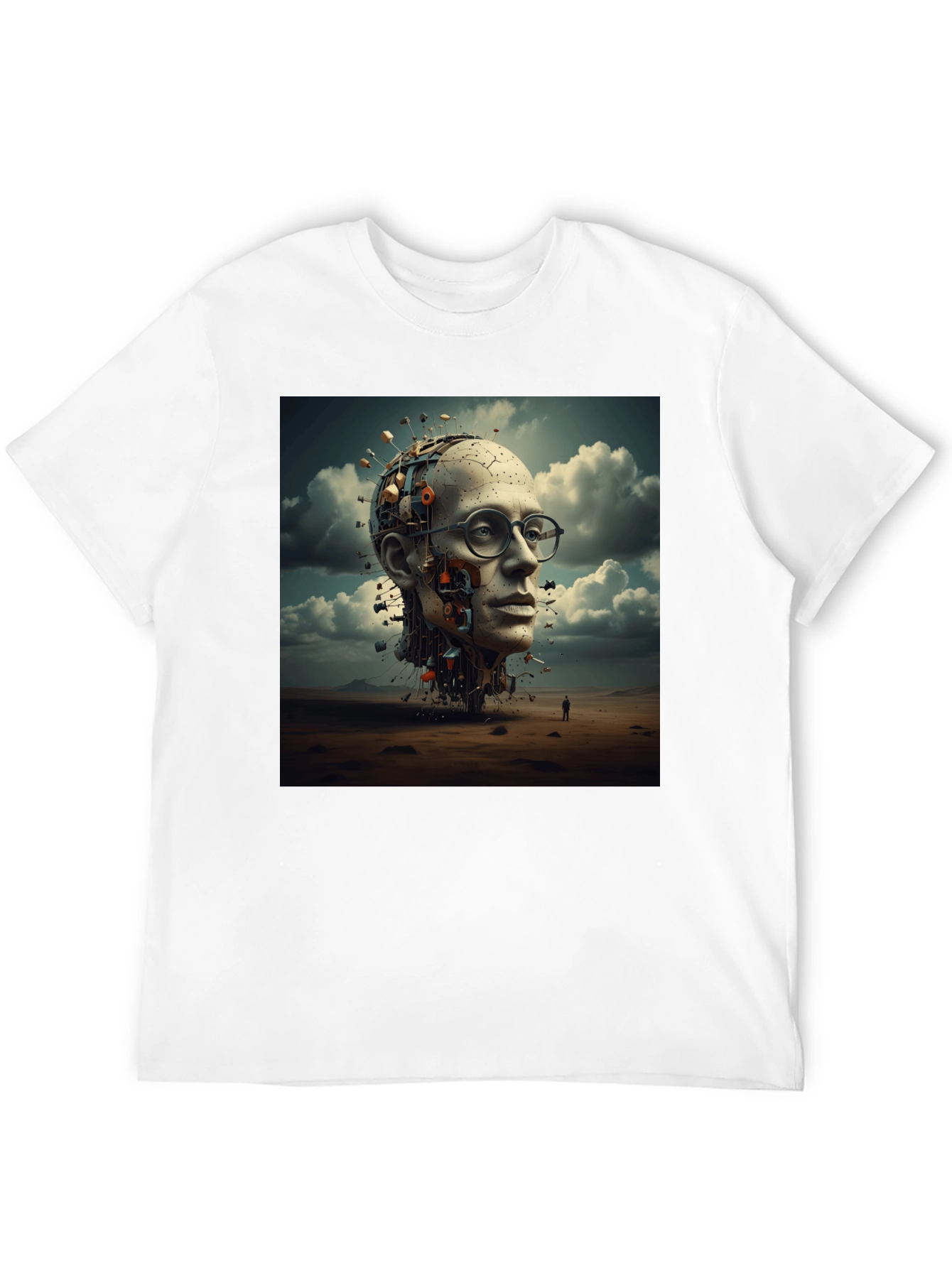 Abstract AI Head T-Shirt