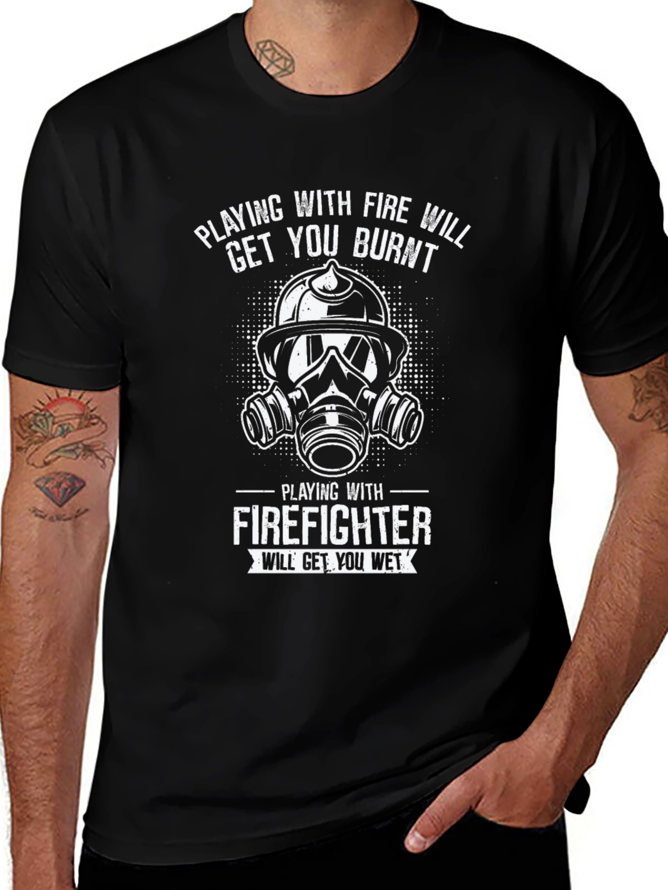 Firefighter T-Shirt - Playing With Fire Humor Tee
