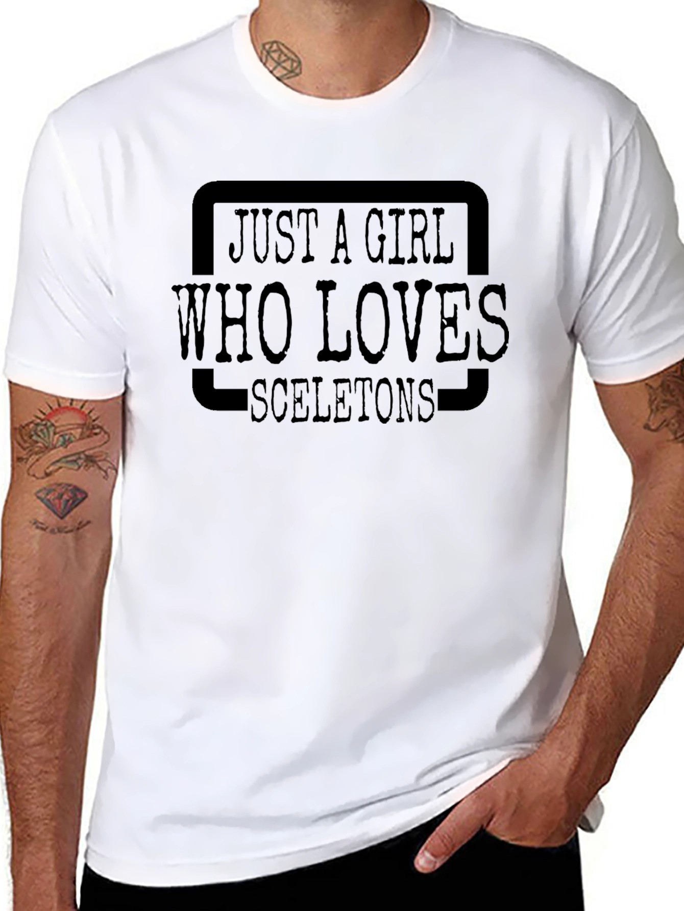 Just A Girl Who Loves Skeletons T-Shirt