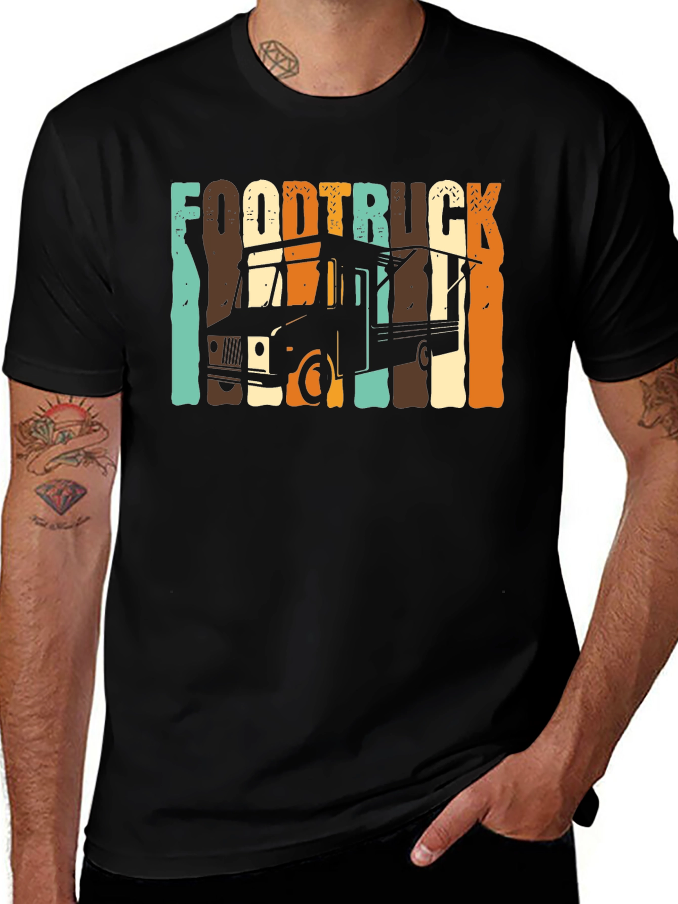 Retro Food Truck T-Shirt - Vintage Style Tee