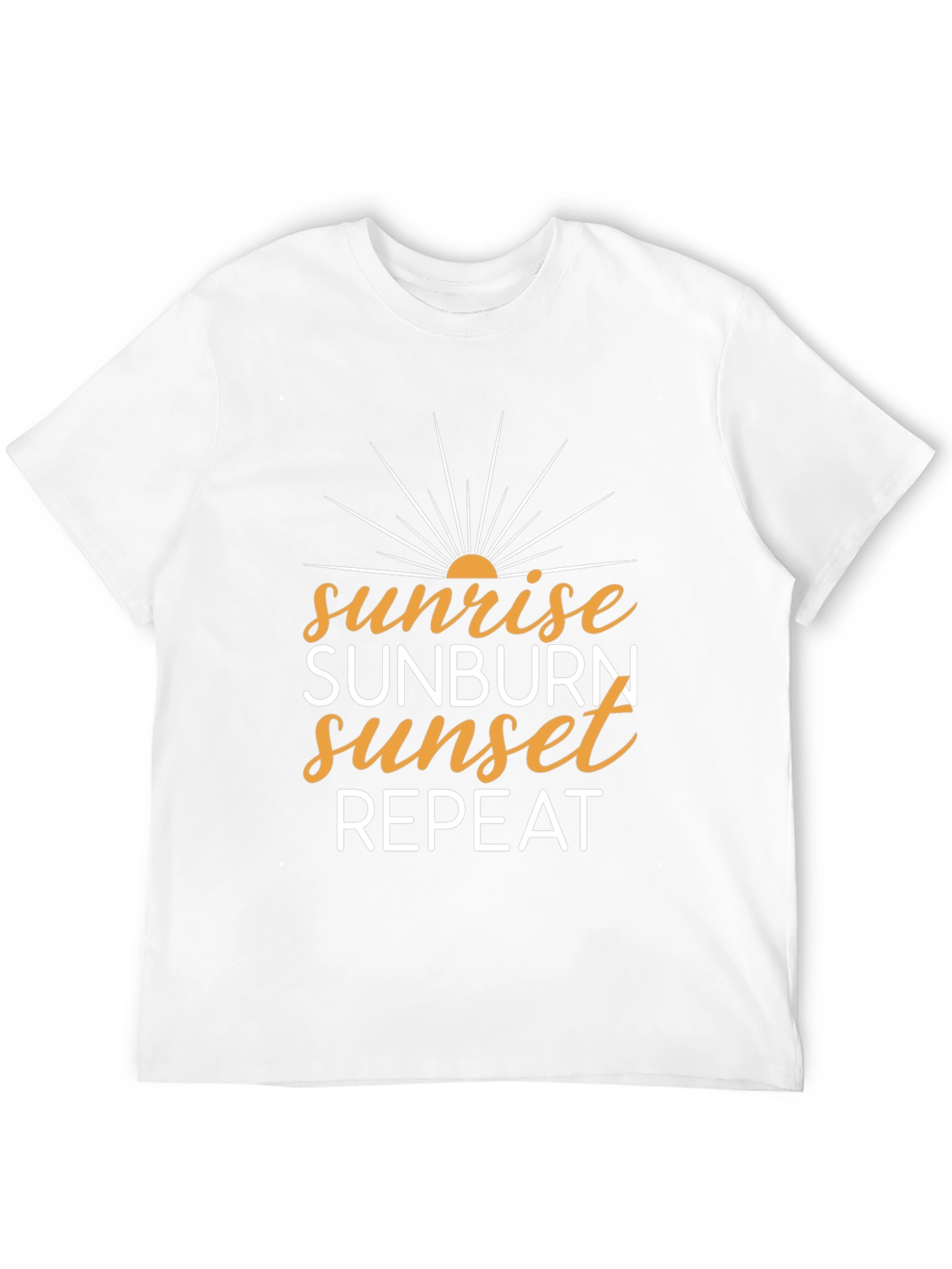 Sunrise Sunburn Sunset Repeat Graphic Tee