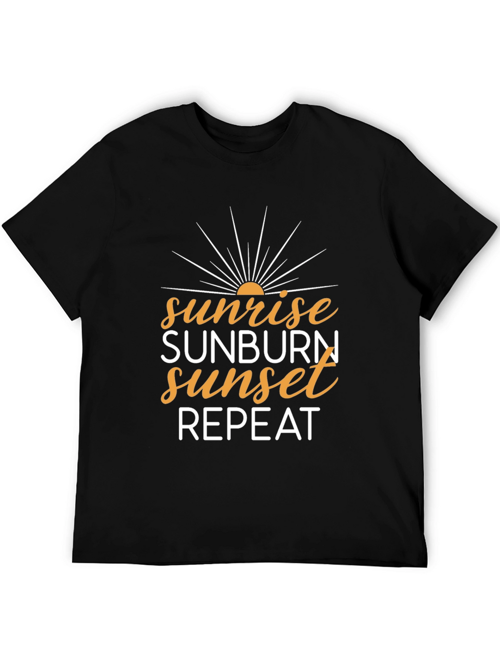 Sunrise Sunburn Sunset Repeat Graphic Tee