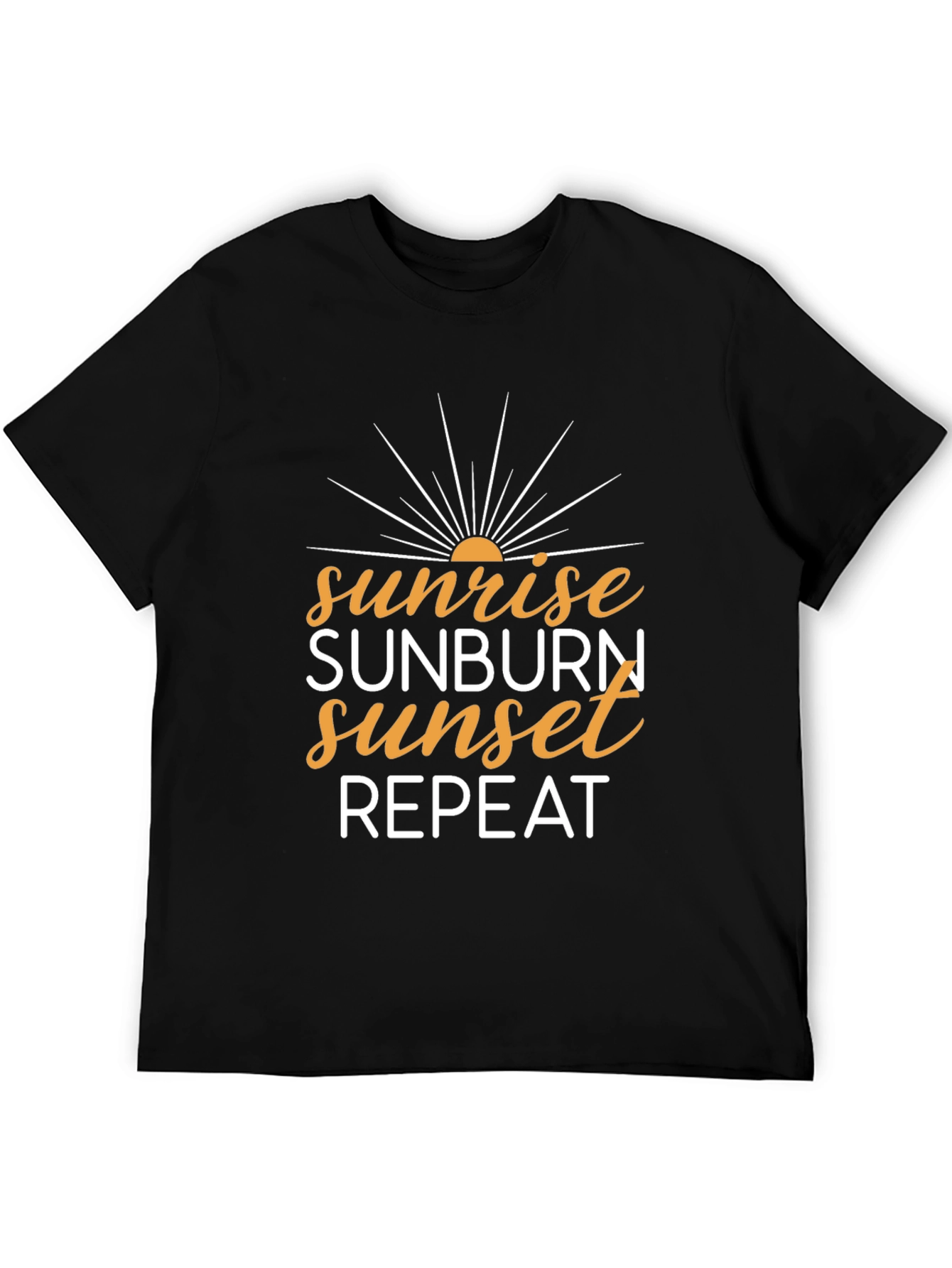 Sunrise Sunburn Sunset Repeat Graphic Tee