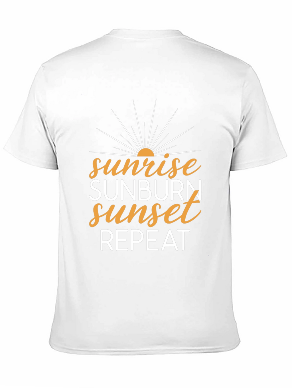 Sunrise Sunburn Sunset Repeat Graphic Tee