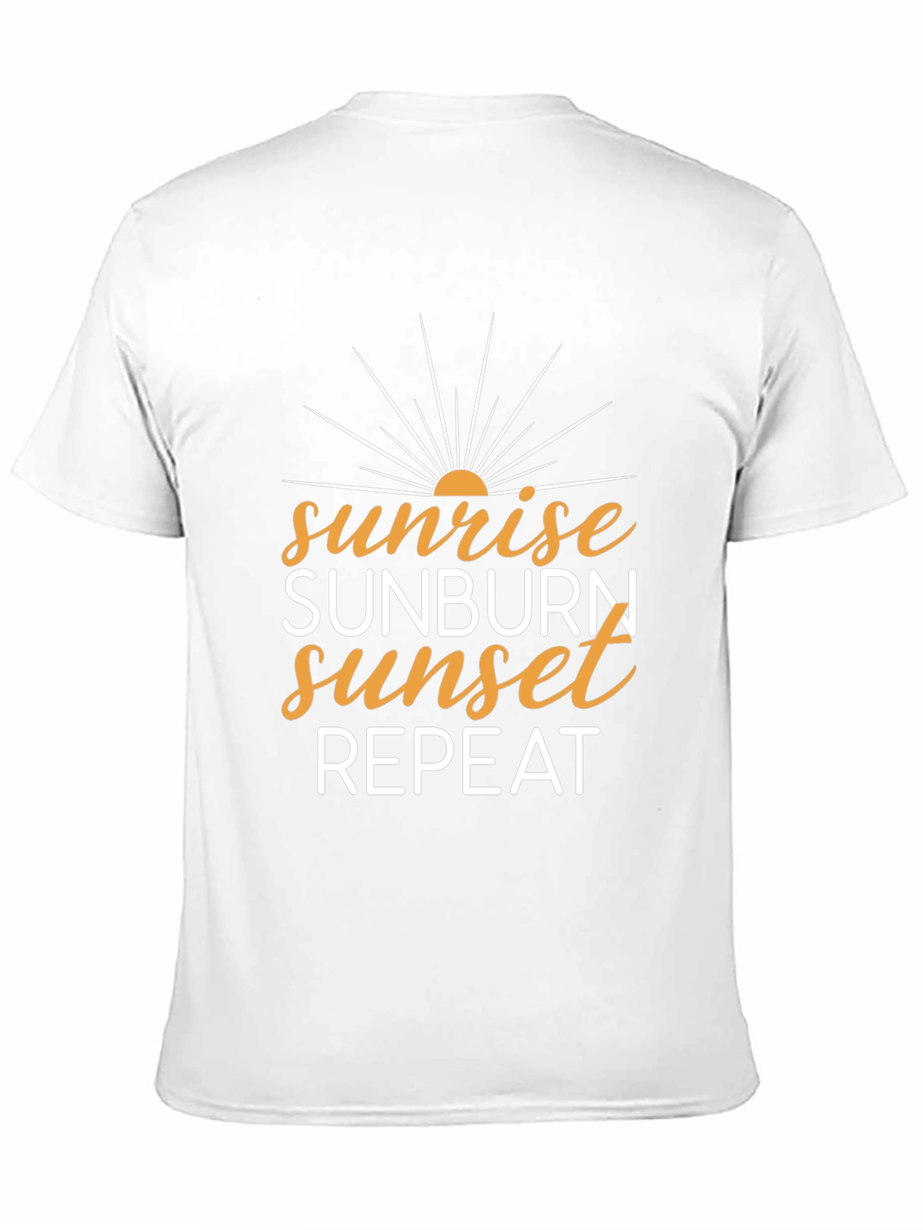 Sunrise Sunburn Sunset Repeat Graphic Tee