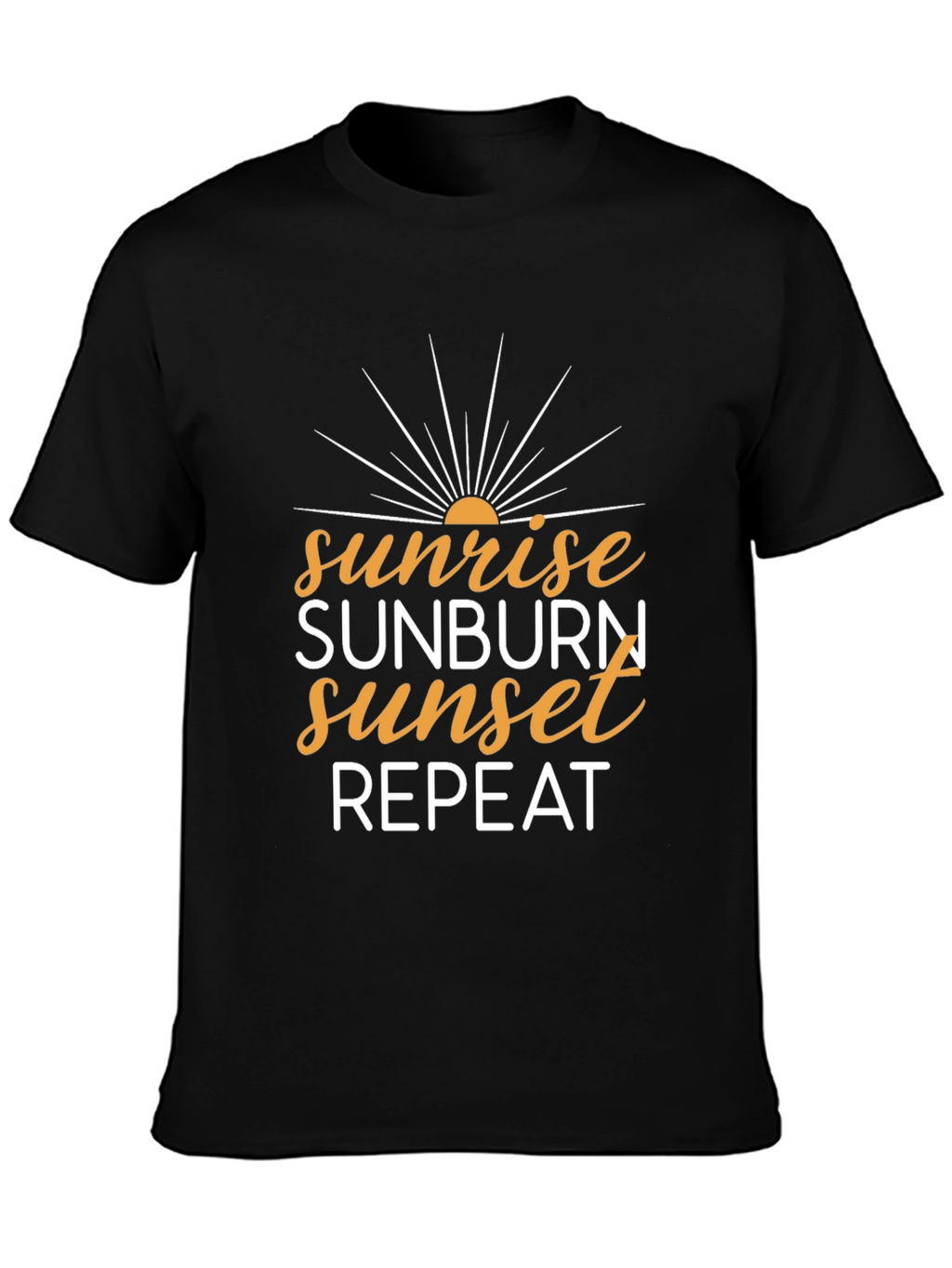 Sunrise Sunburn Sunset Repeat Graphic Tee