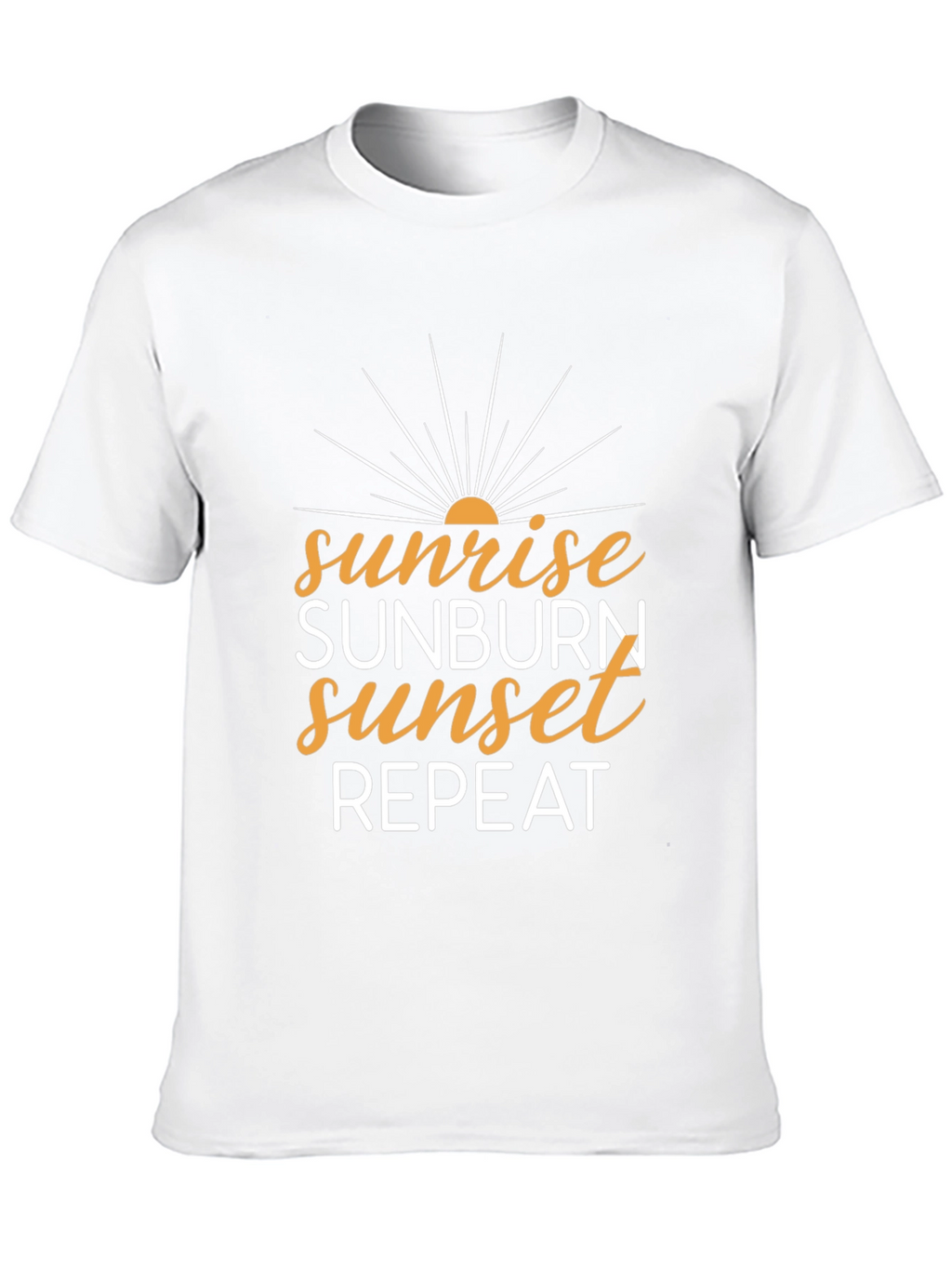Sunrise Sunburn Sunset Repeat Graphic Tee