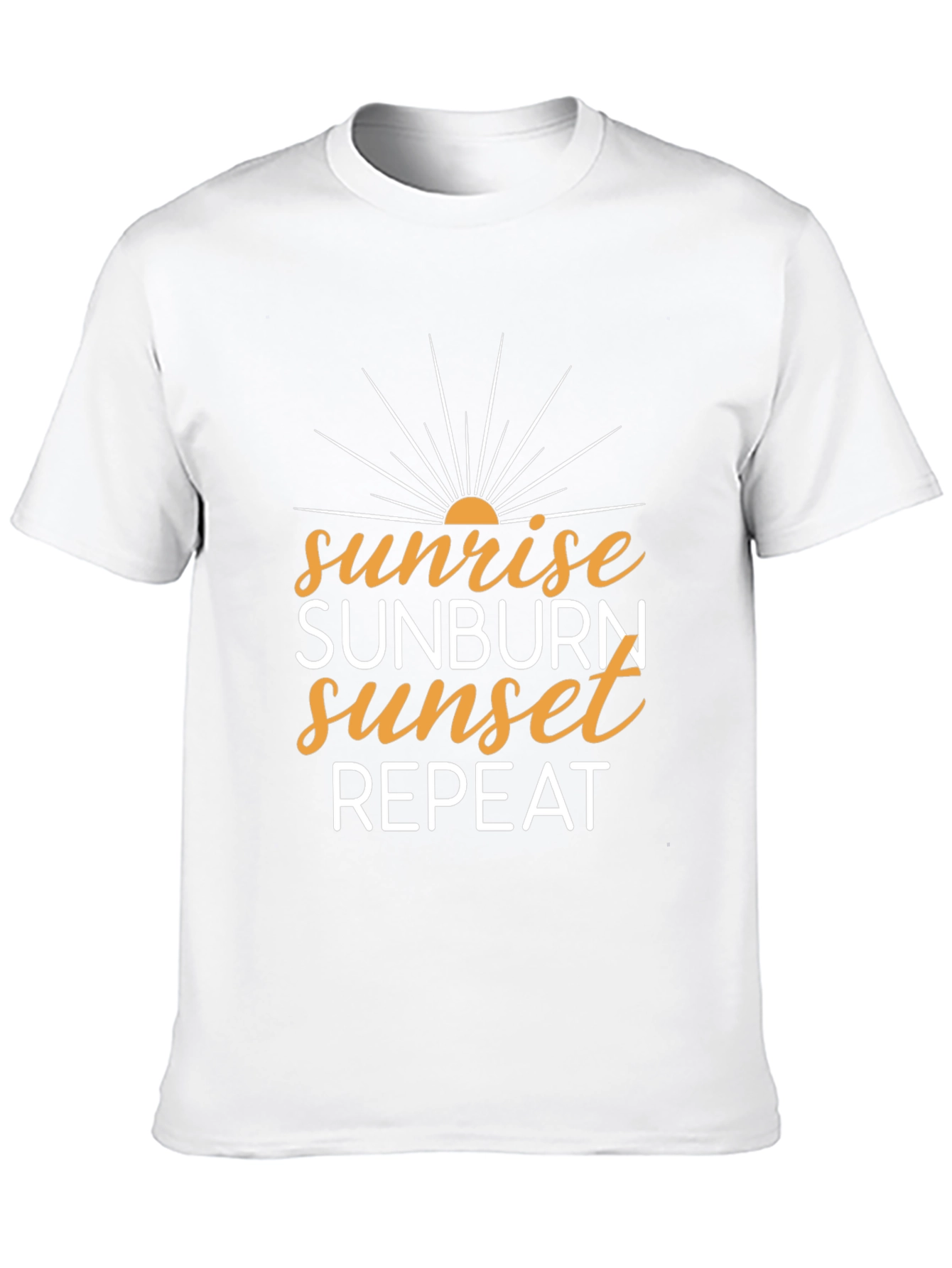 Sunrise Sunburn Sunset Repeat Graphic Tee